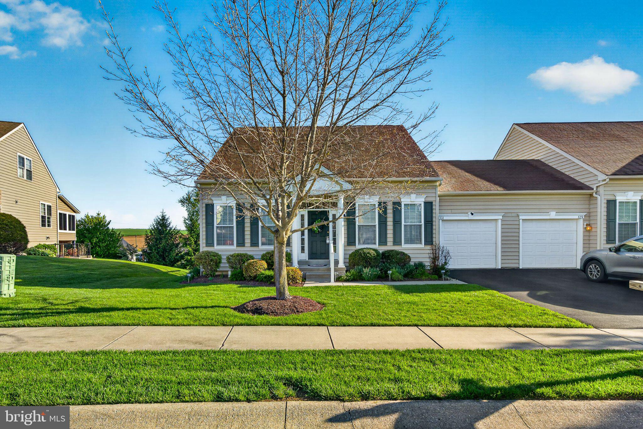 Welcome home to this beautiful residence in the highly sought-after Knob Hill Farm 55+ community, where resort-style amenities, a prime location, and truly carefree living come together.  This thoughtfully designed home features a first-floor primary suite with a spacious walk-in closet and private bath, offering comfortable main-level living. The open floor plan is filled with natural light and highlighted by a cozy propane fireplace, creating a warm and inviting atmosphere.  The kitchen offers generous counter space and a breakfast area, with easy access to a large deck—perfect for both everyday living and entertaining. Upstairs, you’ll find two additional bedrooms and a full bath, ideal for guests, extended family, or a home office.  The fully finished walk-out basement provides exceptional additional living space, complete with access to a nicely sized patio, ample storage, and a well-sized workshop for hobbies or projects. The home backs to open space and a walking trail, offering peaceful views and added privacy.  All appliances are included. Golf enthusiasts will appreciate the close proximity to Honeybrook Golf Club, one of Chester County’s standout destinations, while nearby state parks provide even more opportunities for recreation.  If you’d like to learn more or schedule a private showing, I’d be happy to help.