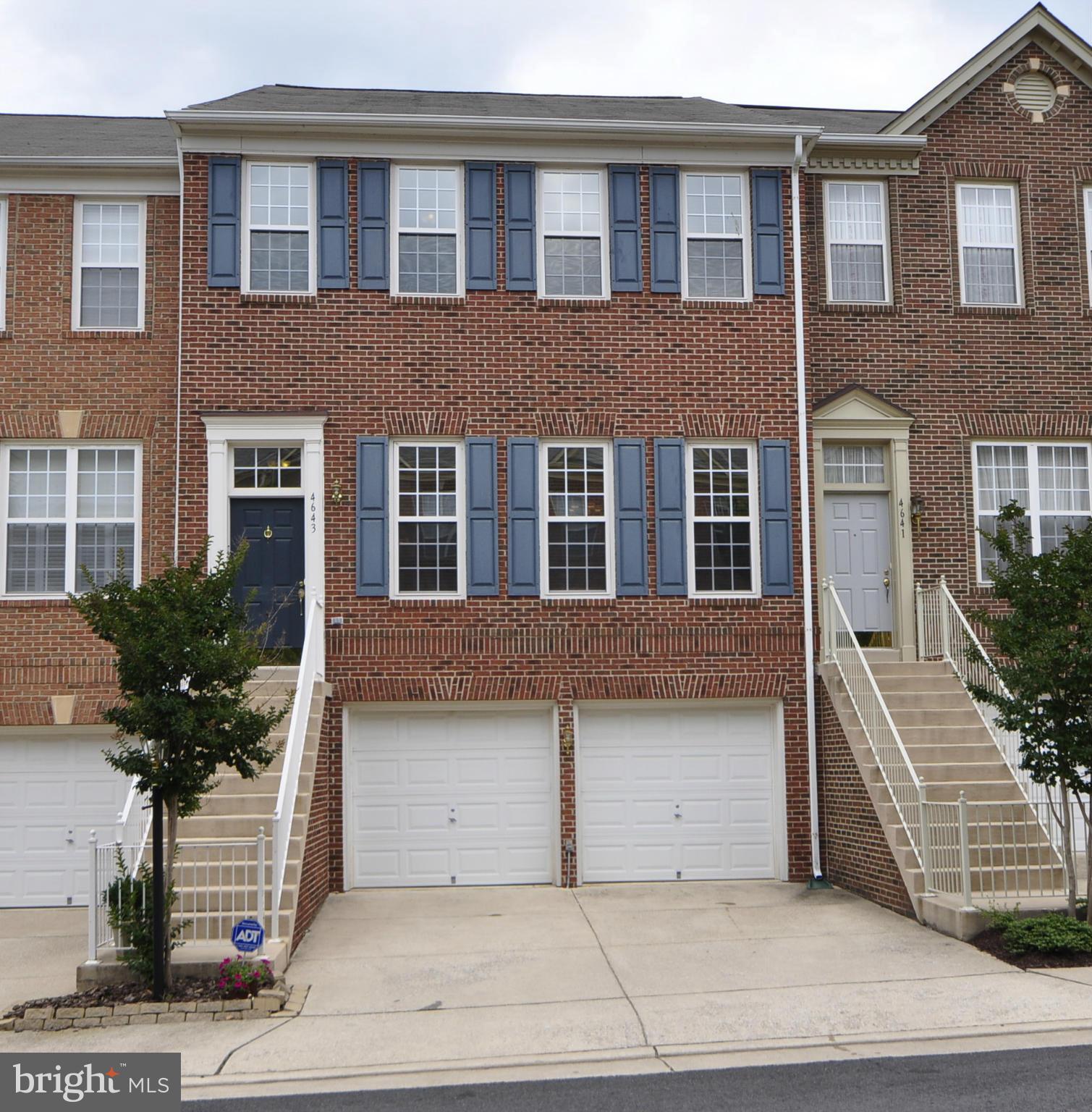Large, bright and sunny.  Three bedrooms, three and a half baths, one gas fireplace. Maple cabinets in kitchen/family room area with wood floors. New roof  installed on 03/23/ 2016.  Large deck off kitchen/family room. Rec rm. with fireplace, built in bookcases,  TV center with wiring, opens to large flat landscaped garden/patio. $5000 Seller Credit for Ratified Contract by 5/15/16