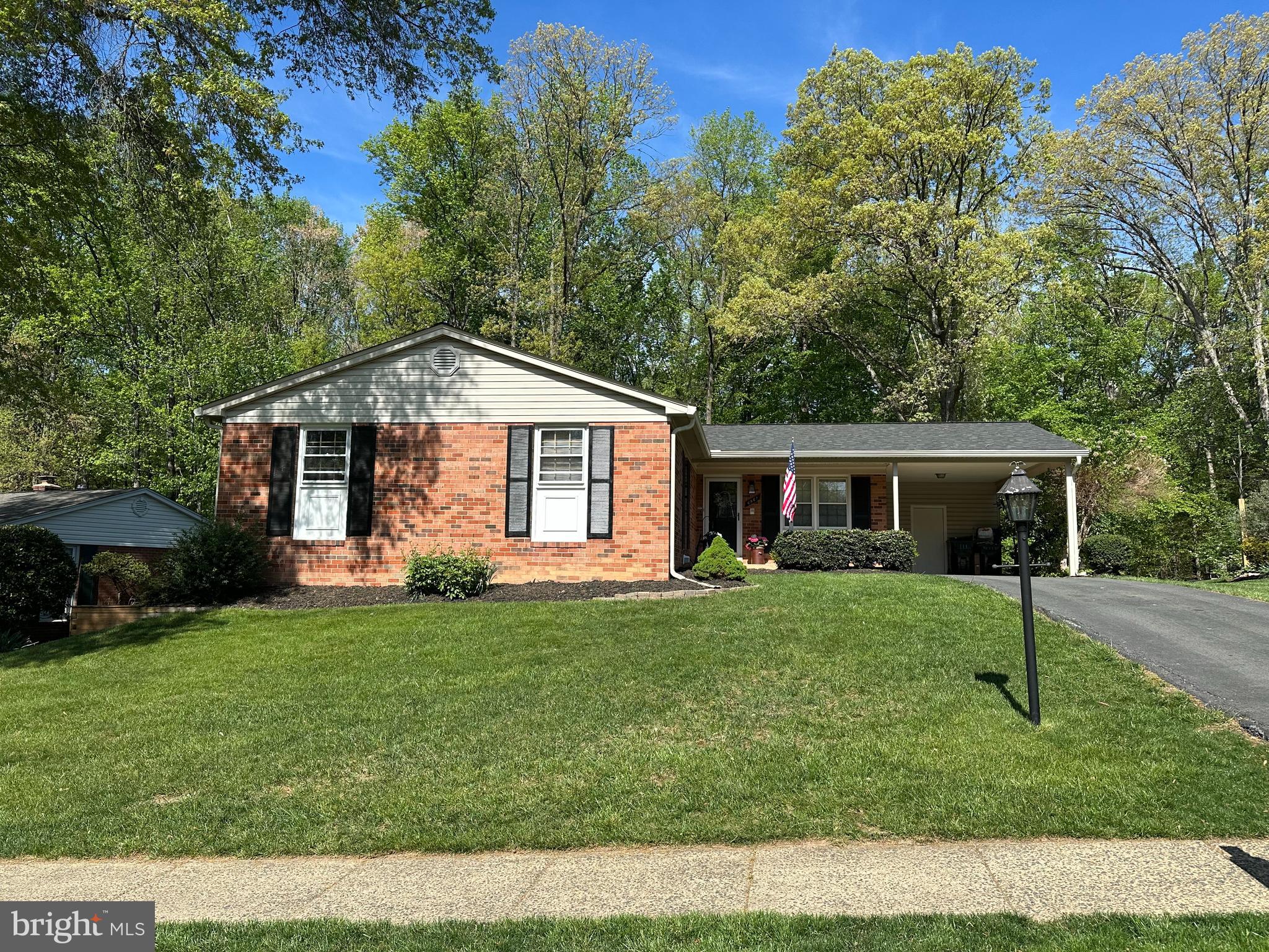 Gorgeous 4 Bedroom 3 Full Bath, 2 Level Red Fox Model  in Orange Hunt Estates! This model works for all types of family living including multigenerational. Updates throughout, including new HVAC 2023, Water Heater 2023, Roof 2022 and renovated 3 bathrooms in 2025 .  Home freshly painted.  Hardwood Floors on Main Level, Lovely Built-Ins in Living Room, Separate Dining Room Off Kitchen,  Kitchen  was updated in 2024 with cabinets, stainless steel Appliances, and brand new granite counter tops.  Breakfast Room/Family Room off Kitchen Walk Out to Large Deck (recently redone) Overlooking Landscaped Backyard! Enjoy the Sounds Of Nature from Your Deck! Large Rec Room with Wood Burning Fireplace. Updated Anderson Sliding Glass Doors on Both Levels. Large 4th  Bedroom on Lower Level With 3rd Full Bath. Plenty of Storage in Basement. Covered Front Porch, Carport With Storage Room. Backs to Woods! Close to Restaurants and Shopping! Close to Cottontail Community Pool & Tennis Courts! Easy Commute to Metro, Major Highways, and Washington DC!