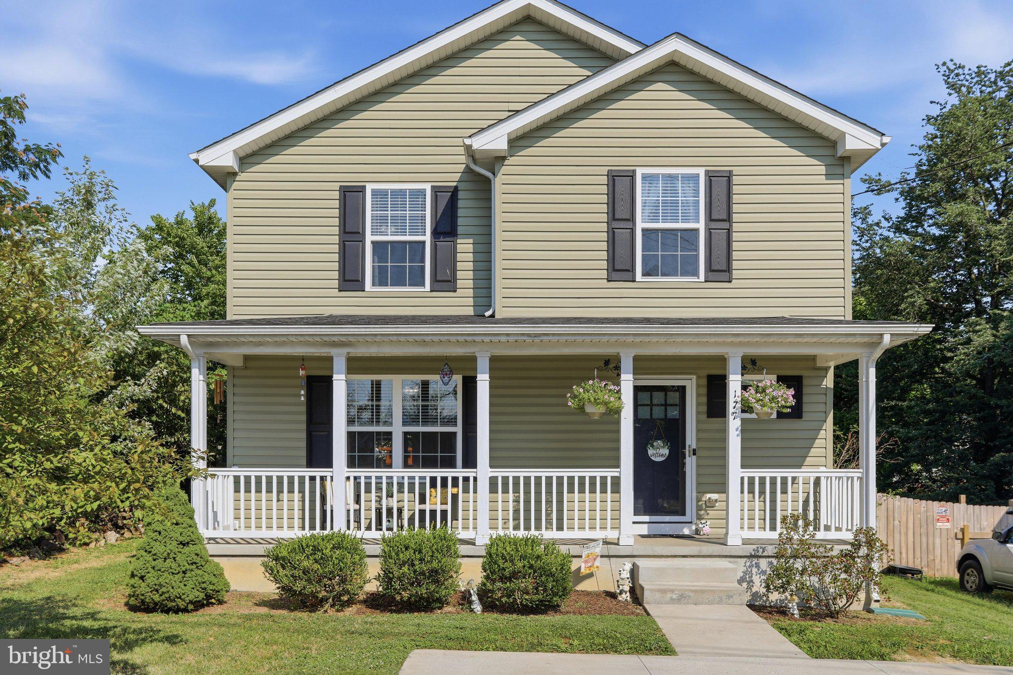 Welcome home to this beautifully maintained 3-bedroom, 2.5-bath Colonial offering the perfect blend of comfort, style, and convenience. Built in 2016, this move-in ready home features an inviting open floor plan designed for both everyday living and effortless entertaining.

The spacious kitchen flows seamlessly into the dining and living areas, creating the ideal gathering space for family and friends. Upstairs, you'll find three generously sized bedrooms, including a private primary suite with a walk-in closet and en-suite bath.

This home has been meticulously maintained and offers valuable updates that provide peace of mind, including a new hot water heater. Outside, you'll love the thoughtfully improved backyard featuring a new privacy fence, concrete patio, and storage shed—creating the perfect space for cookouts, relaxing evenings, pets, or play.

Enjoy the charm of small-town living while being just minutes from downtown Strasburg's restaurants, shops, parks, schools, and convenient access to I-81 for commuters.