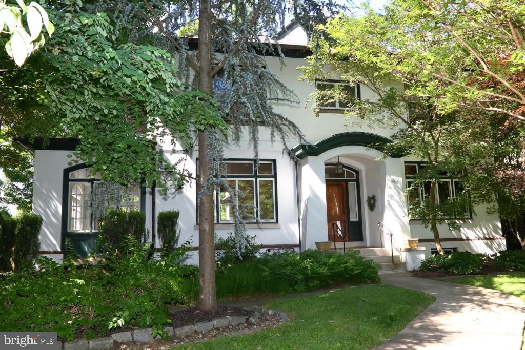 A gracious property with dramatic entry stairs. This property was featured in an article, 'Mansions on Marietta', An Architectural History Tour, in 2008. It is a Mission Revival style and truly a must-see inside. The garage has a second floor and garden room. The attic roof was fully insulated two years ago; newer gas heat and hot water.