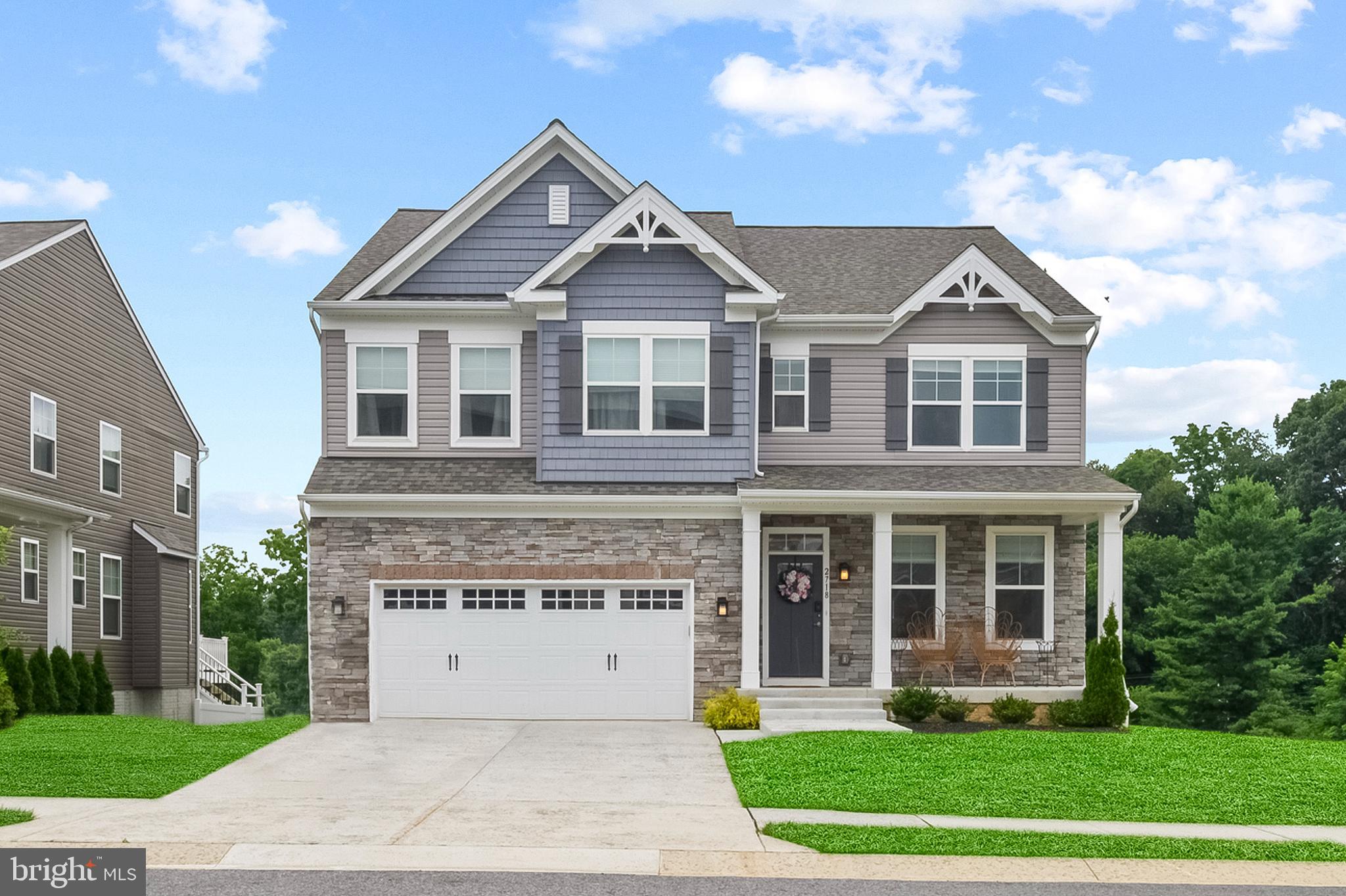 Welcome to Snader's Summit, one of Carroll County's most sought-after communities. Built by Bob Ward Homes in 2022, this exceptional Somerset II is the largest model in the neighborhood, offering generous living space, quality upgrades, and the modern design today's buyers are looking for. Featuring 5 bedrooms, 5 full bathrooms, and a versatile main-level flex room, this home easily adapts to a variety of lifestyles. The flex room is ideal as a home office, guest suite, playroom, or additional living space for multigenerational households. The designer kitchen is truly the heart of the home, thoughtfully appointed with quartz countertops, a tiled backsplash, soft-close cabinetry, under-cabinet lighting, a walk-in pantry, and a large center island with additional seating and storage. Just off the kitchen, you'll find a convenient mudroom/drop zone featuring additional cabinetry, a spacious walk-in storage closet, and direct access to the garage. The light-filled great room showcases a stunning shiplap ceiling, recessed lighting, and an electric fireplace with a floor-to-ceiling stone surround, creating a warm and inviting gathering space. The adjoining dining area opens to a spacious deck where you can unwind while taking in beautiful Carroll County sunsets. Stairs lead to the level, fully fenced backyard, offering plenty of room for children to play, pets to roam, gardening, or entertaining family and friends. Upstairs, the expansive primary suite provides a true retreat with two walk-in closets and a beautifully appointed en-suite bathroom featuring a soaking tub, separate shower, dual-sink vanity, and a private water closet. A second bedroom enjoys its own private full bathroom, while two additional bedrooms share a spacious hall bath. The upper-level laundry room is conveniently located near all bedrooms and includes a high-efficiency front-loading washer and dryer. The fully finished lower level offers exceptional flexibility with an apartment-style suite complete with a kitchenette, spacious family room, bedroom with a walk-in closet, fifth full bathroom, and a utility/storage room. Whether you're accommodating extended family, adult children, overnight guests, or creating the ultimate recreation space, this level offers endless possibilities. Full-size windows and a walk-out sliding glass door flood the space with natural light and provide direct access to a concrete patio. Residents of Snader's Summit can enjoy a scenic walking trail with direct access to New Windsor Park. Nearby you'll find that Mount Airy, Westminster, and Eldersburg all offer an excellent selection of shopping, dining, and entertainment, while commuters will appreciate convenient access to MD-27, MD-31, MD-97, and MD-140. Offering one of the community's most desirable floor plans, quality craftsmanship, and flexible living spaces designed for today's lifestyle, this exceptional Somerset II truly has it all.