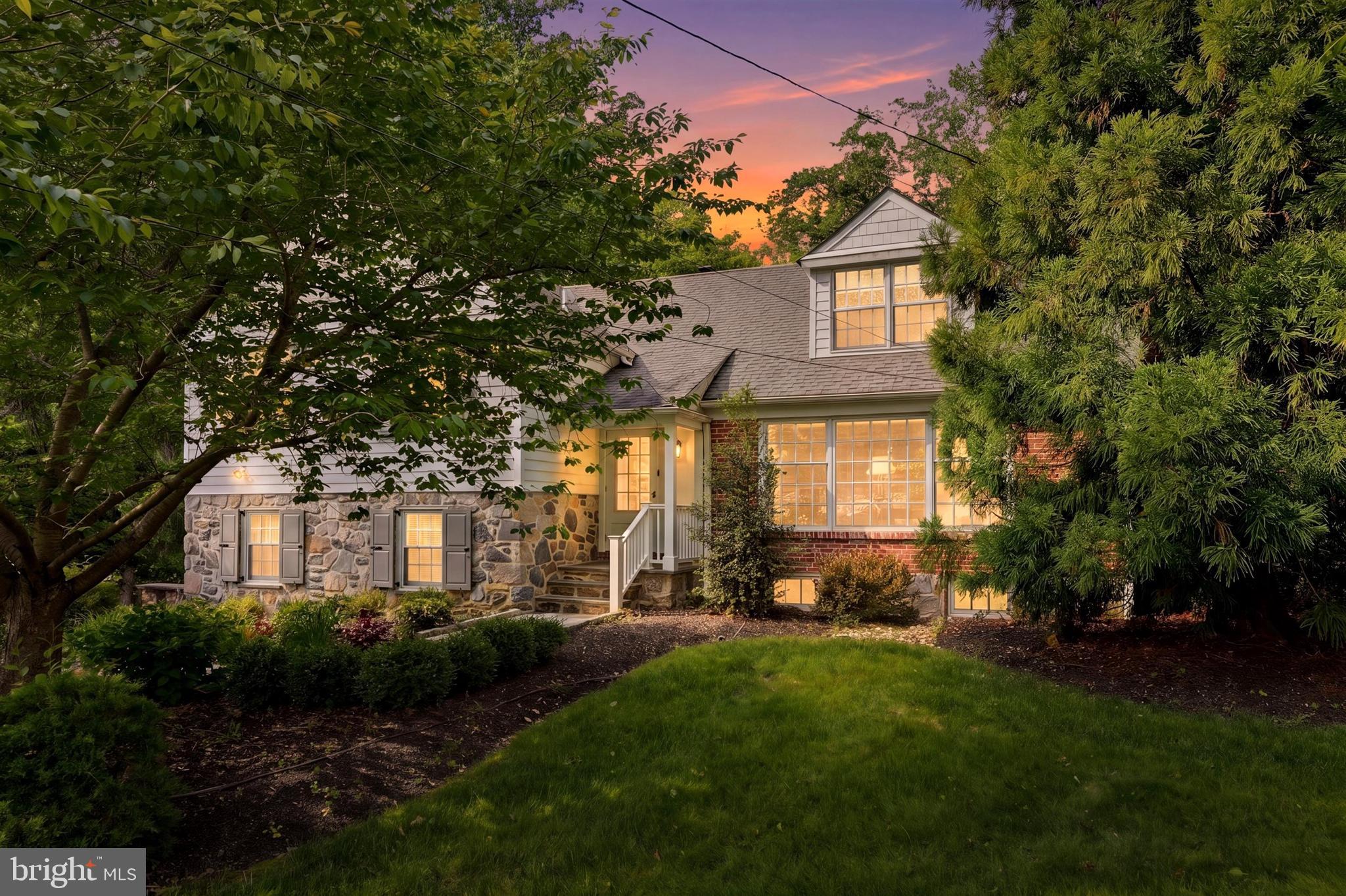 Welcome 209 Hardwicke Lane, a beautifully maintained and thoughtfully updated single-family home, ideally situated on a private lot in a quiet cul-de-sac within the highly sought-after Radnor School District.

A charming façade compromised of stone, brick and siding creates a warm first impression, flagstone walk ways and mature landscaping galore.  First, enter into a welcoming foyer entrance complete with a convenient coat closet. Inside, the home offers inviting living spaces filled with character, including a spacious living room with a gas fireplace and charming built-ins. The dining room features custom millwork, adding timeless detail and an elegant setting for gatherings.

The spacious kitchen features a large island, updated appliances, counter seating and an eat in area.  The kitchen opens seamlessly to the family room, creating an ideal layout for everyday living and entertaining. Just off the family room, a maintenance-free deck overlooks the private fully fenced backyard, offering a peaceful space to relax, dine outdoors, or enjoy the surrounding setting.

On the upper level, there are three bedrooms, including one that has been thoughtfully converted into an impressive walk-in primary closet. With just a few small tweaks, this could be reverted back to a bedroom.The primary bathroom offers dual vanities, a walk-in shower, and radiant heat floors, creating a spa-like retreat. A full hall bathroom  services the other bedroom.  Throughout this level, generous closet space adds excellent function and convenience.

The next level features two additional bedrooms a hall bathroom and generous closet space providing flexible space for family, guests, a home office, or bonus rooms.

The lower level offers even more living space with a comfortable family room featuring a gas fireplace and a powder room. This level also provides convenient access to the attached two-car garage, as well as a flagstone covered patio that opens to the private backyard.

A separate lower level adds a fantastic recreation room complete with a dry bar and beverage refrigerator, creating the perfect space for movie nights, game days, entertaining, or relaxing. This level also includes a sizable laundry room and additional storage and utility space.

Additional amenities include a whole-house generator, updated systems, and thoughtful improvements throughout, offering comfort, convenience, and peace of mind for the next owner.

Extremely well kept, this home offers the perfect blend of charm, privacy, and convenience. With multiple living areas, beautiful indoor and outdoor spaces, and a desirable cul-de-sac setting, this is a wonderful opportunity to own a move-in ready home in one of the Main Line’s most sought-after school districts!