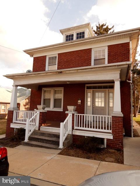 Nice city schools home. Off-street parking and detached garage. Parking for 3 cars; 1-1 car, 1-2 car. 2-car garage has electric, phone, cable, and plenty of 2nd story storage. New central A/C just installed. level, quiet lot. Big deck. Newly carpeted front porch. Close to commute. Must see to appreciate