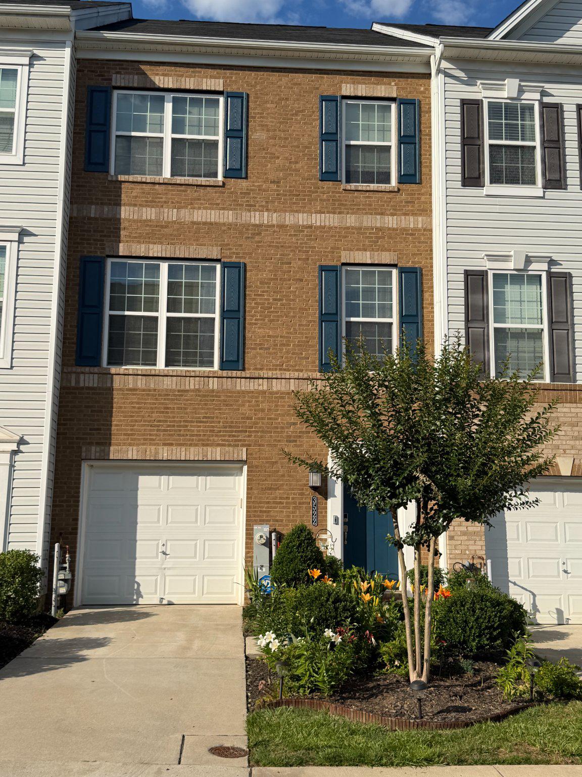 BIG 4th Floor Townhome is FULLY FINISHED with a FULL Bath, a BIG Bedroom, Walk-In Closets with multiple shelves AND A 2nd DECK.  Home has a total of  2 (TWO) Decks:  Deck 1 is off Kitchen on 2nd Floor.  AND, Deck 2 is off the dual owners bedroom with FULL Bath, on the 4th Floor.  Fully Finished walkout basement.  Backs to Trees for fresh air, serenity & tree views.  Kitchen is a chef's delight with granite countertops, Gas Range.  2 Decks.  Brick Front. 1 car Garage, with concrete driveway for parking 2 additional cars.  EVERY Closet has MULTIPLE ADDITIONAL SHELVES, thereby allowing for plenty of clothes storage in each closet.  Original owner: This homes shows pride of home ownership.  Very well-maintained.  Close to 3 big Job Markets:  Annapolis to the East; Baltimore to the North; Washington DC to the South.  Literally 1 exit away to Fort Meade Army Base, DHS, NSA.