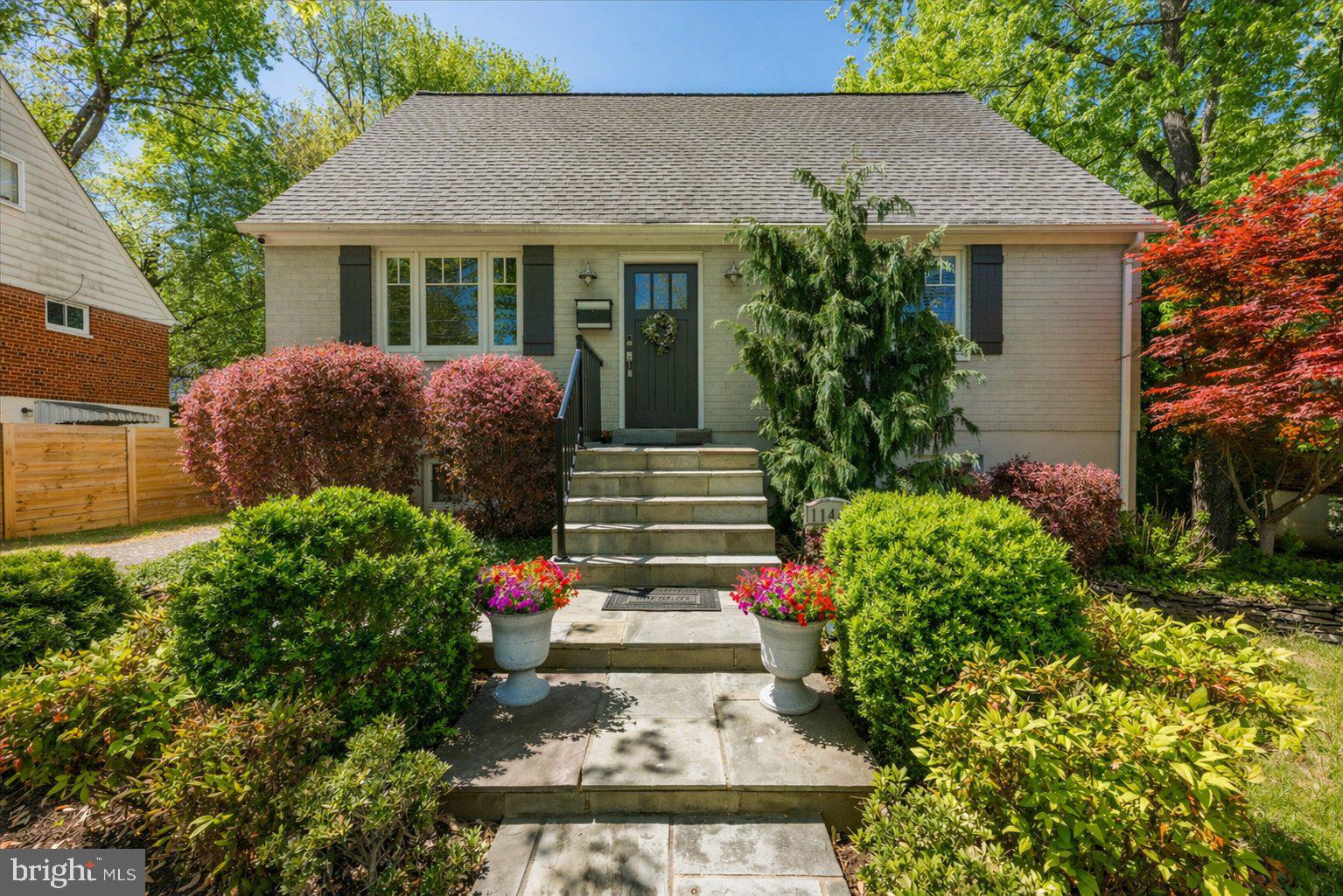 The one you've been waiting for, welcome home to an absolute jewel in one of the most central locations in Rockville.  Thoughtfully renovated, behind the storybook façade is 3 levels of fabulously appointed, high functioning living space.  4 Bedrooms, 3.5 baths sited on a beautifully designed private lot, renovated from top to bottom, this is an extraordinary offering.

MAIN LEVEL FEATURES
Enter via a charming flagstone walkway; beautiful hardwood floors throughout; large Living Room with charming triple window and crown molding detail; fabulous, open Kitchen with white cabinetry to ceiling, contrasting light granite island with seating for 4, gorgeous subway tile detailing to the ceiling, stainless steel appliances, stunning dark stone countertop and walk out, through a French door, to the beautiful deck with pergola; expansive Primary Suite  with double closets, ceiling fan, backyard views and strategically placed clerestory windows at the bed wall,  gorgeous, neutral stone Spa bath with oversized, walk in shower with rain shower head and backyard views; discreetly placed Powder Room with pedestal sink and recessed panel walls; Linen Closet
 UPPER-LEVEL FEATURES:
Hardwood floors throughout; Full Bath #2 with whimsical double vanity, wainscot style tile, subway tile flooring, and tub with tile surround to ceiling; Bedroom #2 with ceiling fan, mini split system and double closet; Bedroom #3 with ceiling fan, mini split systemand double closet; attic access from each bedroom

LOWER-LEVEL FEATURES:
Large Family Room and separate Game Room/Office/Gym area; recessed lighting; carpeting; under stair shelving; Laundry Room; Bedroom #4 with egress window; Full Bath #3 with Carrara tile shower and flooring

OTHER FEATURES:
Upgraded, quality wood trim around doors and windows; upgraded crown and baseboard molding; solid shaker-style doors, and pocket doors for all bathrooms; fenced rear yard; two-tiered deck with pergola and built in seating area; large, accessibly place Shed; flat, private lot; sidewalk street; walk to Rock Creek Park, trails, fields and playgrounds; easy access to Red Line Metro at North Bethesda, Pike and Rose, downtown Bethesda and DC.