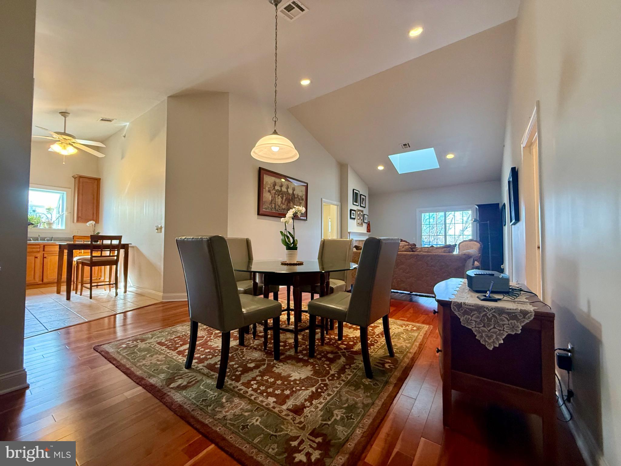 Discover the charm of this inviting 2-bedroom, 2-bathroom unit nestled in the serene Rose Hill Estates. Built in 2006, this well-maintained garden-style Condo offers a perfect blend of comfort and modern living, with 1,293 sq ft of thoughtfully designed space. Step inside to find an open floor plan that seamlessly connects the living and dining areas, with ample natural light streaming through skylights and sliding glass doors. The cozy double-sided fireplace adds warmth and ambiance, making it an ideal spot for relaxation. The kitchen is equipped with essential appliances, including a refrigerator, stove, oven, dishwasher, and spacious pantry, ensuring convenience for your culinary adventures. Retreat to the master suite featuring a luxurious jetted tub and a separate stall shower, perfect for unwinding after a long day. Additional highlights include 2 walk in closets, engineered Hardwood flooring, a sprinkler system for peace of mind. Outside, enjoy your private balcony overlooking the garden views, or take advantage of the community amenities, including a refreshing community pool with a membership. The property also features assigned parking with ample spaces for guest, a well-maintained landscape, with lawn care included in the association fee. With easy access to public transportation and a welcoming community atmosphere, this home is a perfect sanctuary for those seeking comfort and convenience. Experience the lifestyle you've been dreaming of in this delightful residence!