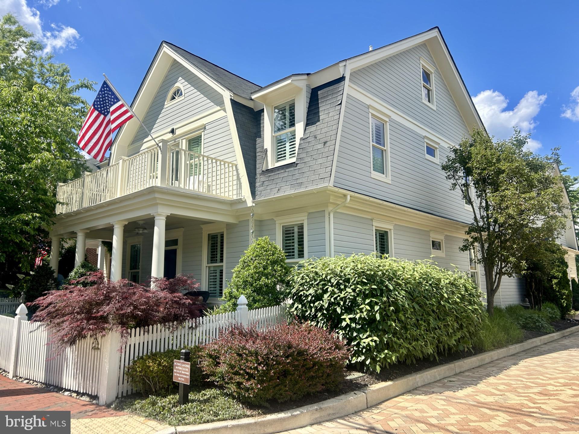 This lovely Acton's Landing home built in 2006 is nestled in the heart of Murray Hill just a few blocks from Main Street.  This home was recently remodeled to modern day living with a more open concept and updated  trim, custom built-ins, dining room coffered ceiling, new interior doors and lighting throughout.  The first floor flows nicely with the living room, family room, kitchen, dining room with gas fireplace and easy access to the private patio. The second floor includes 4 bedrooms each with its own bathroom, one with a balcony overlooking Acton's Landing Park with a glimpse of Spa Creek waterfront. One of the bedrooms is tucked away above the family room which is perfect for an office or guest suite. The primary  bedroom suite has custom built-in cabinetry with a gas fireplace, a luxury bathroom with large shower, a separate tub and large walk-in closet.  The laundry is located on the bedroom level.  The 3rd floor loft is perfect for a 5th bedroom, exercise room, game room or craft room.  Enjoy the private community park behind the house or steps away to Acton's Landing Park to catch the water taxi to town. If you'd like to enjoy the Annapolis summer and fall, this home is turnkey and ready for you!