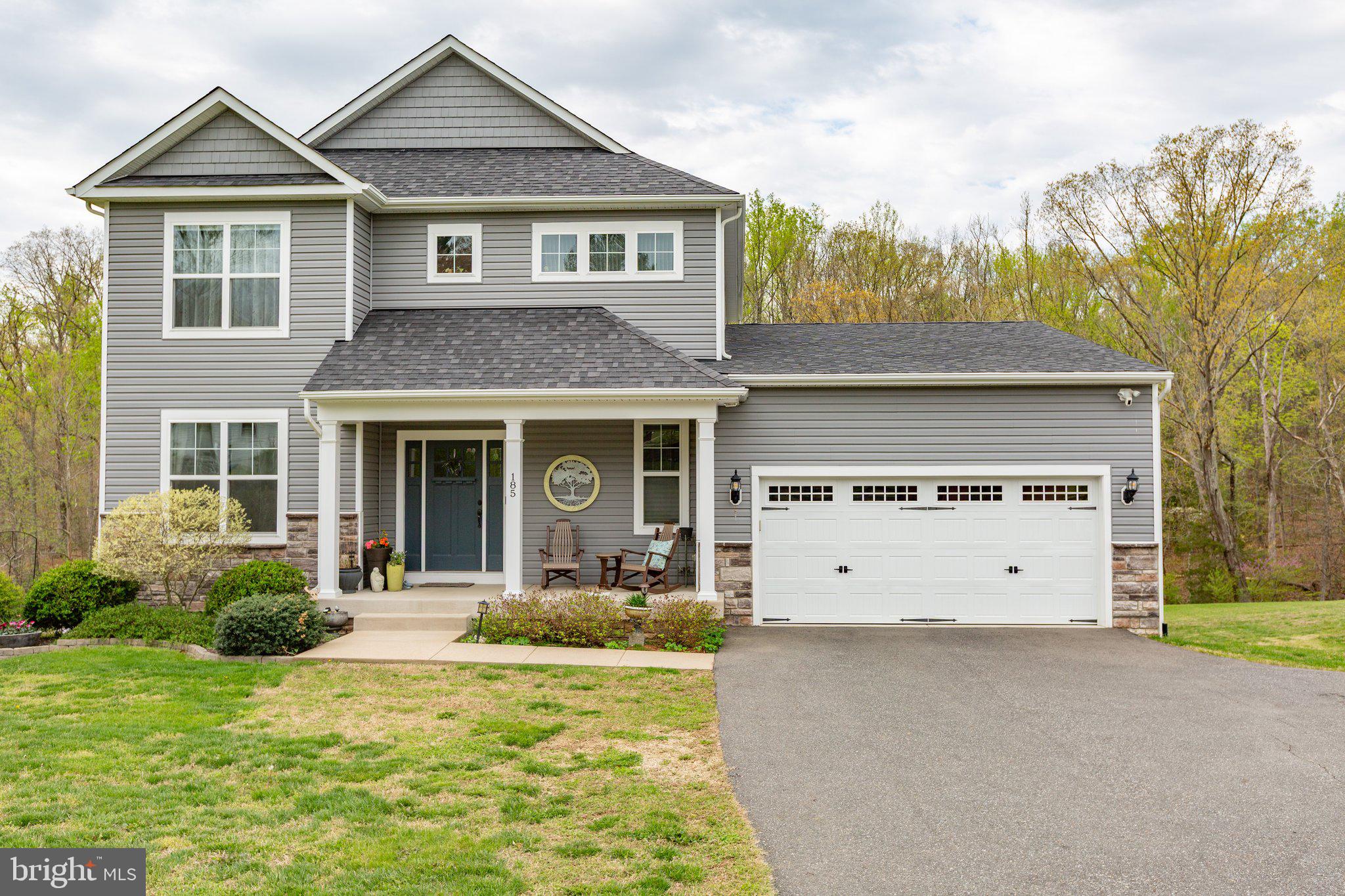 Town and Country living, that's what you get at 185 Kelley Road. Location, privacy and style come together..
Love nature? You've got it!
 Just 3 miles from Downtown Fredericksburg? Yes!
  Sitting on 1.59 private acres with a creek? Absolutely!  Dreaming of a chef's kitchen? Done!
No HOA? Even better!
This meticulously maintained 4 bedroom home features an open floor plan with a separate dining  room and great indoor-outdoor living.  Enjoy a large deck off the main level and patio below-perfect for entertaining or relaxing in peace.  The lower level includes ample storage and is roughed in for a fifth bedroom and full bath.  A large shed, mature trees and plenty of privacy complete the picture. Bring your boat or RV.  There is plenty of room to park. Great location: close to I95, MWH and Stafford Hospital; MWU; VRE. Biking and walking trails are plentiful.  Home is wired for a generator.  ADA compliant bedroom on main floor.  12x20 shed  and has lights and electrical power.  Over $40,000 in improvements
Don't miss this one!