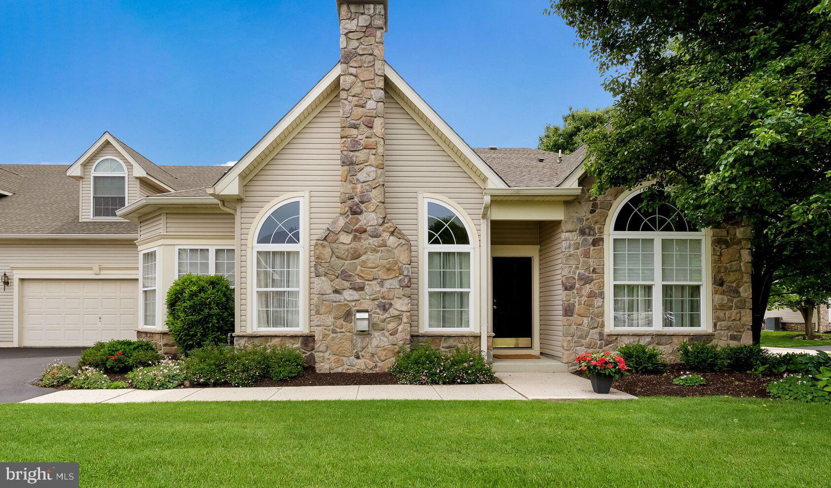 Welcome to 26 Shady Brook Drive in the highly sought-after 55+ Villas at Shady Brook Community. This popular Willow model offers an inviting open concept layout.  The great room features a gas fireplace framed by two Palladian-style windows and has 10’ ceilings.  Off the great room is a family room/library with sliding doors to the outside. 
The spacious primary suite has a tray ceiling, two walk-in closets, a bow window, and a large bathroom with a separate soaking tub and shower. The second bedroom has a vaulted ceiling and a large closet.  Nearby is the full hall bath, linen and coat closets.
Completing the main level, the kitchen has 42-inch maple cabinets, a 6-burner GE stove, GE refrigerator and microwave, and a Bosch dishwasher.  The kitchen opens to an expanded, sun-filled breakfast/morning room with wrap-around windows and a vaulted ceiling.  Immediately off the kitchen is the laundry room that leads to the two-car garage.  The garage has a very high ceiling, 80 feet of shelf storage, and a separate storage closet.
Stairs from the laundry room lead to a large, versatile loft that can serve as a third bedroom, craft room, or office.  This bright space has a dormer with an oversized window.  An adjoining room is pre-plumbed, so a third bathroom can be easily added.
For peace of mind, the air conditioning and heating system (2024), the water heater (2023), the garage door opener (2024), and the smoke/CO detectors (2026) were all replaced. The Homeowners Association has recently repaved the driveway and replaced the roof.  The infrastructure is set for years to come. 
This home is nestled in the heart of the community, a short walk to the Clubhouse.  Amenities include a ballroom, sports bar, library, billiards, ping-pong, state-of-the-art fitness center, indoor and outdoor pools, Har-Tru tennis court, pickleball court, Bocce, and a card room.  The Community offers acres of beautifully maintained open space with scenic ponds and walking trails.
The Villas at Shady Brook is located minutes from Wegmans, restaurants, Shady Brook Farm, and the I-295 corridor.  Trains to New York City and Philadelphia are close by. This provides a peaceful community feeling with easy access to everything you may need.