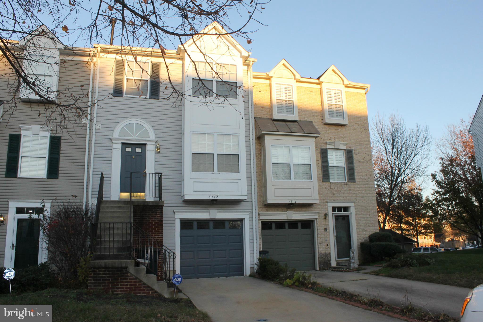 Put this townhouse on your list of must see that offers 2 MASTER SUITES, a deck off the spacious family room, and a beautiful dining room that is separated by columns, plus a finish basement with a full bath.  Easy commute to Andrews AFB, minutes from I-95. A GREAT PLACE TO LIVE!  NO PETS