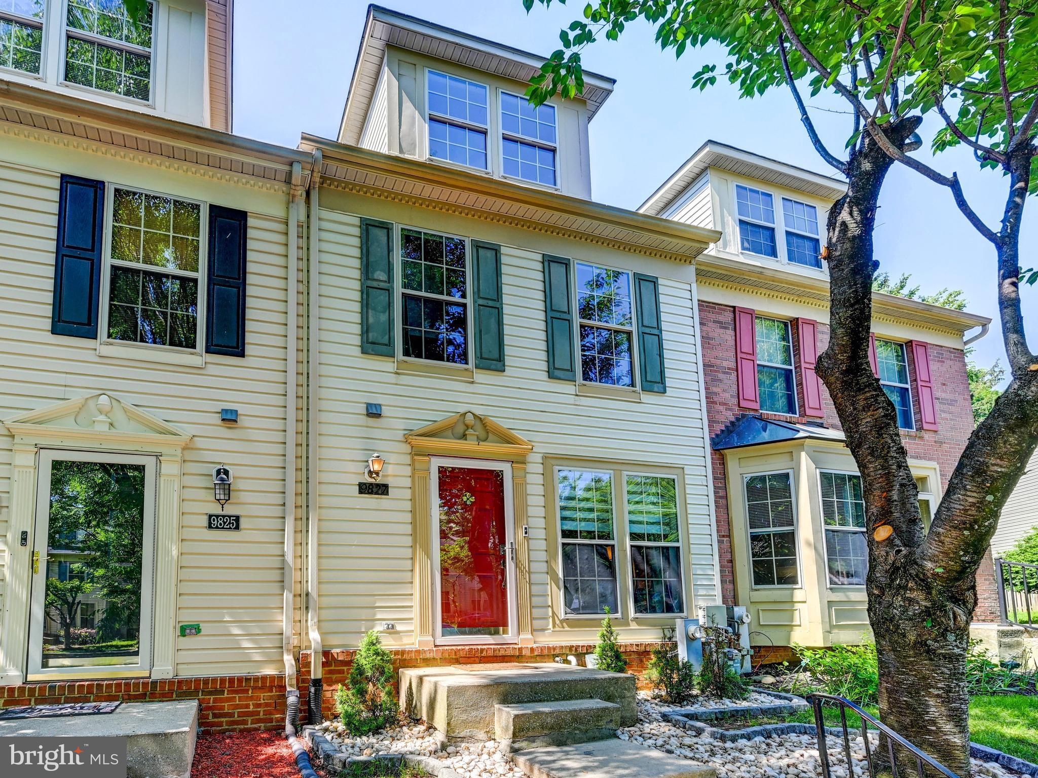BACK ON THE MARKET NO FAULT OF SELLER!  Warm, spacious, and filled with natural light, this beautifully updated two-bedroom, three-and-one-half-bath townhome with a versatile loft and finished walk-out lower level is ideally situated in the desirable New Town community of Owings Mills. Thoughtfully designed for both comfortable everyday living and entertaining, the home features hardwood flooring, a wood burning fireplace, stainless steel kitchen appliances, and stylish custom feature walls in the living room and powder room.
The upper level offers a flexible loft space perfect for a home office, reading nook, or sitting area, along with updated bathrooms showcasing designer tile finishes and built-in product niches. The serene primary suite includes a beautifully renovated bath with a walk-in shower, while the hall bath features a tub/shower combination. Newly installed LVP flooring enhances both the upper and lower levels.
The finished lower level has been transformed into a striking media room with dramatic black-painted walls, a newly constructed full bathroom, and walk-out access to the rear yard. Outdoor living is equally inviting with a wooded backdrop, deck, and a rear wood privacy fence added by the current owner for additional seclusion.
Residents of New Town enjoy an amenity-rich lifestyle with multiple pools, lighted tennis courts, tot lots, scenic walking trails, and convenient access to I-695, I-795, Metro, shopping, and dining.
