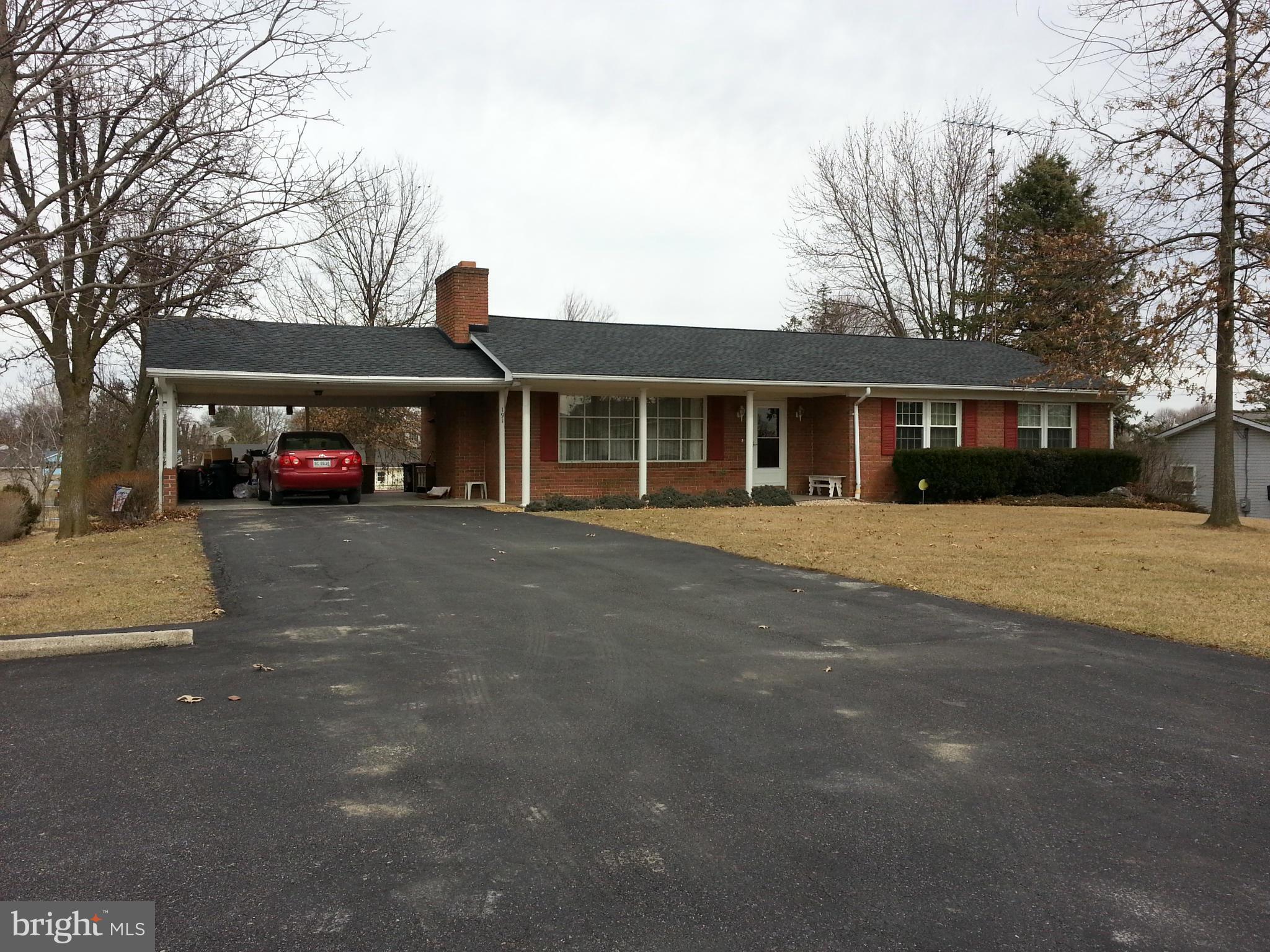 ALL brick rancher with  two beautiful fireplaces (one up, one down), 3/4 finished basement, plus workshop with outside entrance.  House has new roof, large living room, all appliances including washer and dryer, and is in move-in condition. Established subdivision and level lot.  Well insulated with low electric costs.  Inwood/Musselman school district.  Peruse the pictures and give us a call.....
