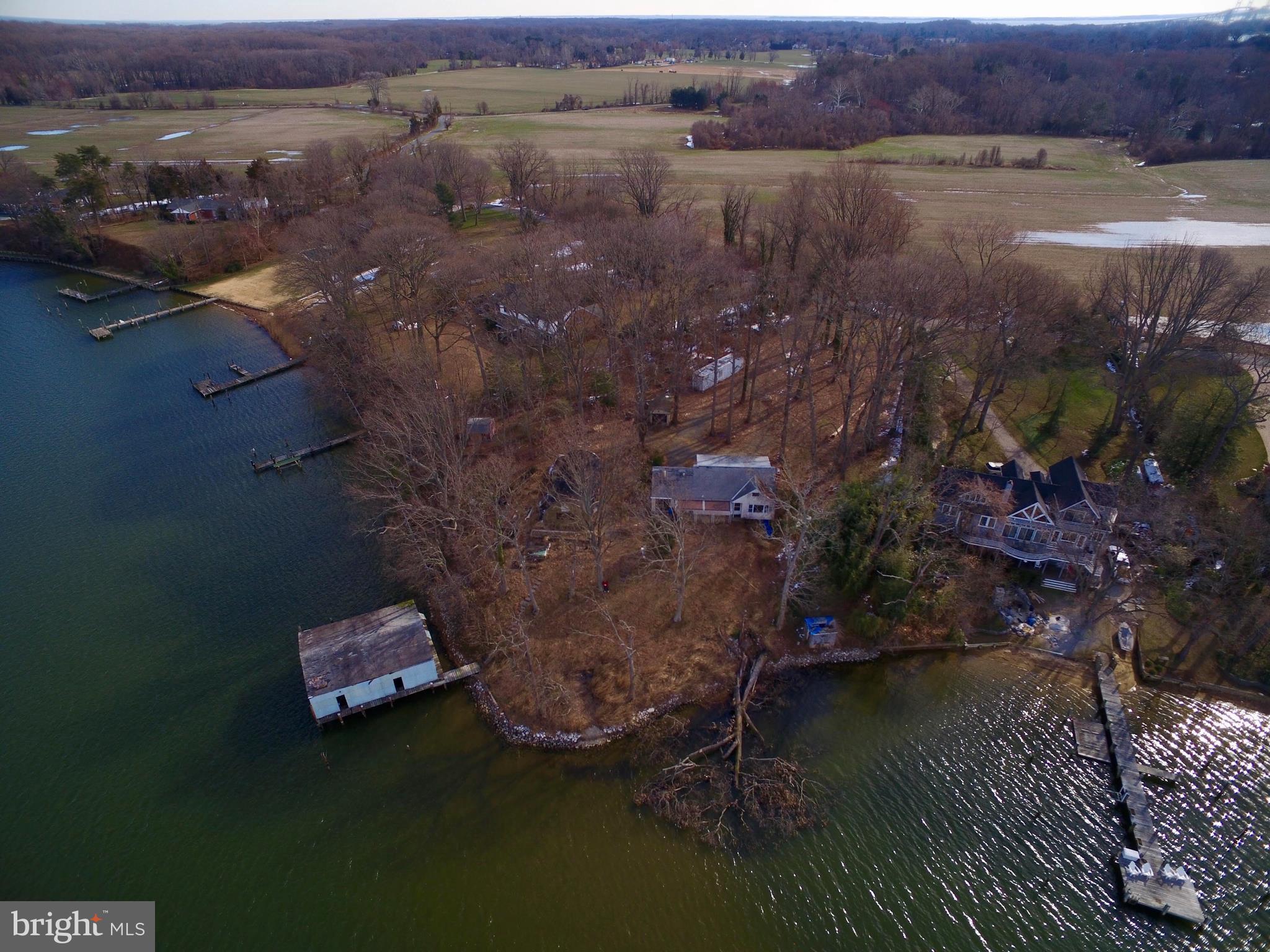Premier waterfront lot on Mill Creek to build your dream home. Sales price includes adjoining lot (1838A). Over 1.2 total acres.