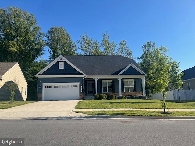 Rambler style home with 4 bedrooms 4 full bath. 2 Car garage Finished upper and finished lower level basement fireplace. This home also features central air and screened in-deck. This home was built in 2022 with energy star appliances. Seller is The Secretary of Veterans Affairs.