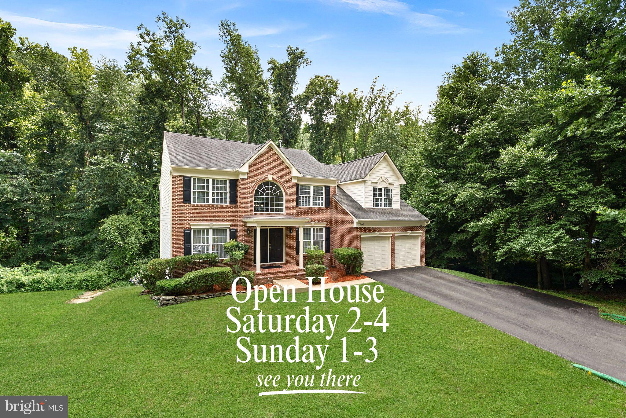 Welcome to 7214 Calamo Street, a custom-built brick front colonial lovingly maintained by its original owners. Offering over 2,900 square feet above grade plus approximately 1,000 square feet of finished walkout lower-level living space, this exceptional home combines timeless design, thoughtful updates, and an outstanding lifestyle in Springfield's sought-after Springvale community. Situated on over half an acre backing to mature woods, it offers a rare combination of privacy, generous living space, and everyday convenience.

A dramatic two-story foyer welcomes you inside, where abundant natural light, engineered wood flooring, crown molding, and elegant finishes create an inviting first impression. The thoughtfully designed main level features spacious formal living and dining rooms, a private office with French doors, and a two story family room with a fireplace. This flow offers the perfect balance of everyday comfort and effortless entertaining. In 2023, the main level was beautifully updated with an open-concept redesign, engineered wood flooring, refinished kitchen cabinetry, updated lighting, new hardware, and refreshed stairs and railings, giving the home a timeless, modern feel.

The kitchen is the heart of the home with a center island, generous cabinetry, pantry, updated backsplash, breakfast area, and access to the expansive Trex deck. A new refrigerator (2024) and microwave (2025) add to the home's list of thoughtful improvements.

Upstairs, the spacious primary suite provides a peaceful retreat with a beautifully renovated bath, featuring updated cabinetry, tile, fixtures, dual vanities, walk in shower and a soaking tub. Additional bedrooms are generously sized. Engineered wood flooring continues through the upper hallway, complemented by updated lighting and a stunning foyer chandelier.

The finished walkout lower level adds approximately 1,000 square feet of exceptional living space and offers remarkable flexibility. Complete with a recreation room, media room, wet bar, full bath, abundant storage, and a fifth bedroom currently used as a home gym.  It's perfectly suited for entertaining, extended guests, hobbies, or everyday living.

Outside, you'll discover one of the home's most treasured features. Backing directly to mature woods, the property offers over half an acre of privacy and a beautiful natural backdrop where birds and local wildlife are often enjoyed from the expansive 50-foot Trex deck or the covered patio below. Extensive landscaping and mature plantings create inviting outdoor spaces designed for relaxing, grilling, dining, and gathering with family and friends throughout the seasons.

The Springvale community combines the peaceful feel of an established residential neighborhood with exceptional convenience. Everyday shopping is just moments away with Whole Foods Market, Trader Joe's, Giant Food, Springfield Plaza, Springfield Town Center, and Kingstowne Towne Center nearby. Residents also enjoy a wonderful selection of local restaurants including Mike's American Grill, Best Buns, Taco Bamba, Outback Steakhouse, Chick-fil-A, Silver Diner, and several popular sushi restaurants. Outdoor recreation is easily enjoyed at Lake Accotink Park, neighborhood parks, trails, and community green spaces, making it easy to enjoy both nature and everyday amenities close to home.

Additional improvements include dual-zoned HVAC systems with both furnaces and condensers replaced, insulated garage doors with updated openers, extensive landscaping enhancements, and numerous thoughtful upgrades completed over the years by owners who have taken exceptional pride in their home.

Beautifully maintained, thoughtfully updated, and offering exceptional indoor and outdoor living in one of Springfield's most desirable communities. 7214 Calamo Street is a rare opportunity to own a home where quality craftsmanship, privacy, and functionality come together to create the perfect home and lifestyle.