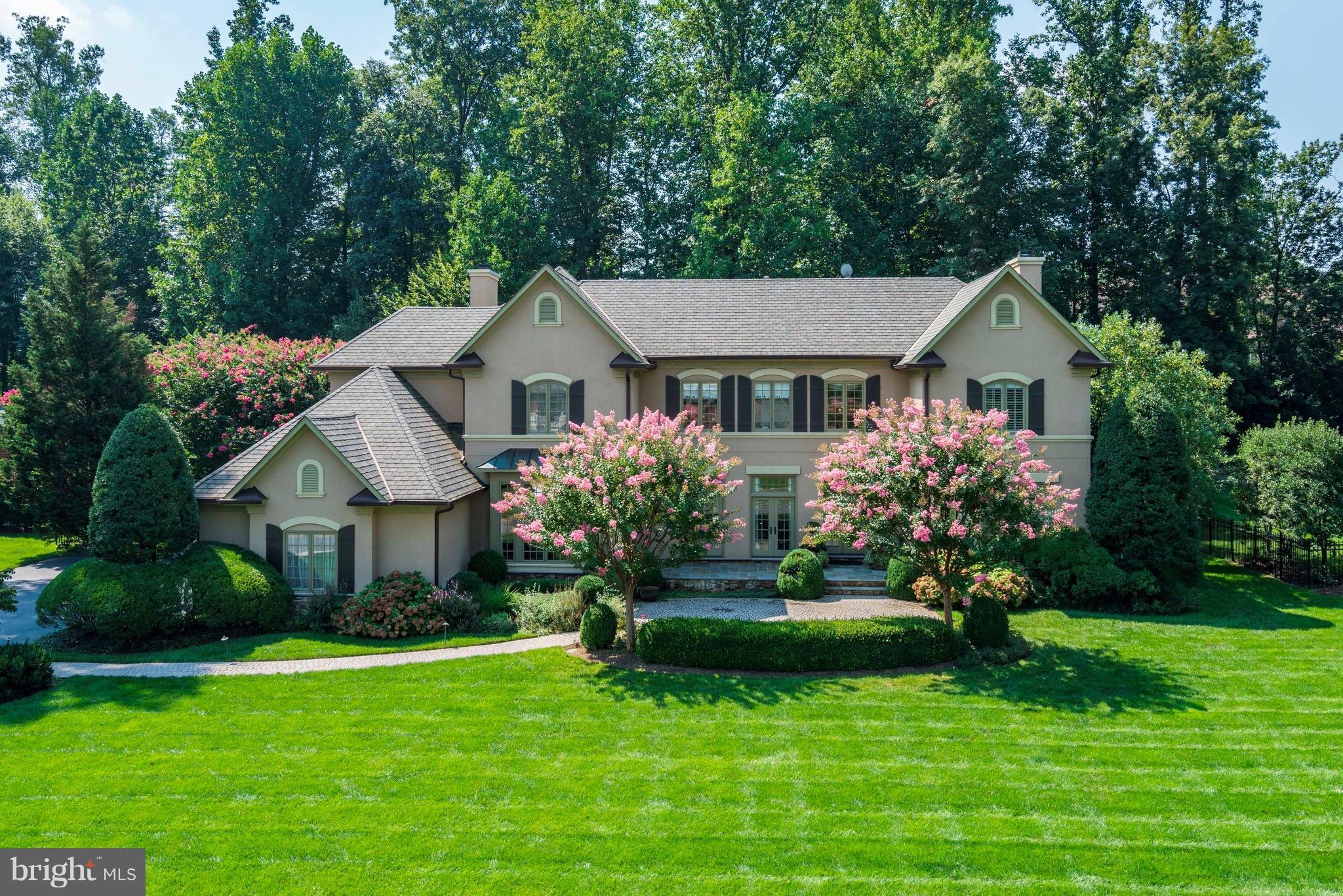 THE RESERVE! Custom Built, Gorgeous, French Country Home w/ Amazing Outdoor Entertaining Space & Pool Designed by Fine Landscapes. Private, Flat, .83 acre lot. Generous room sizes 10 ft. ceilings coupled w/ an ideal floor plan, equals perfect for entertaining & family living. French doors across the rear of the home lead to a covered veranda. On cul-de-sac! 5BR/5.55BA 3 Car Side Load Garage.
