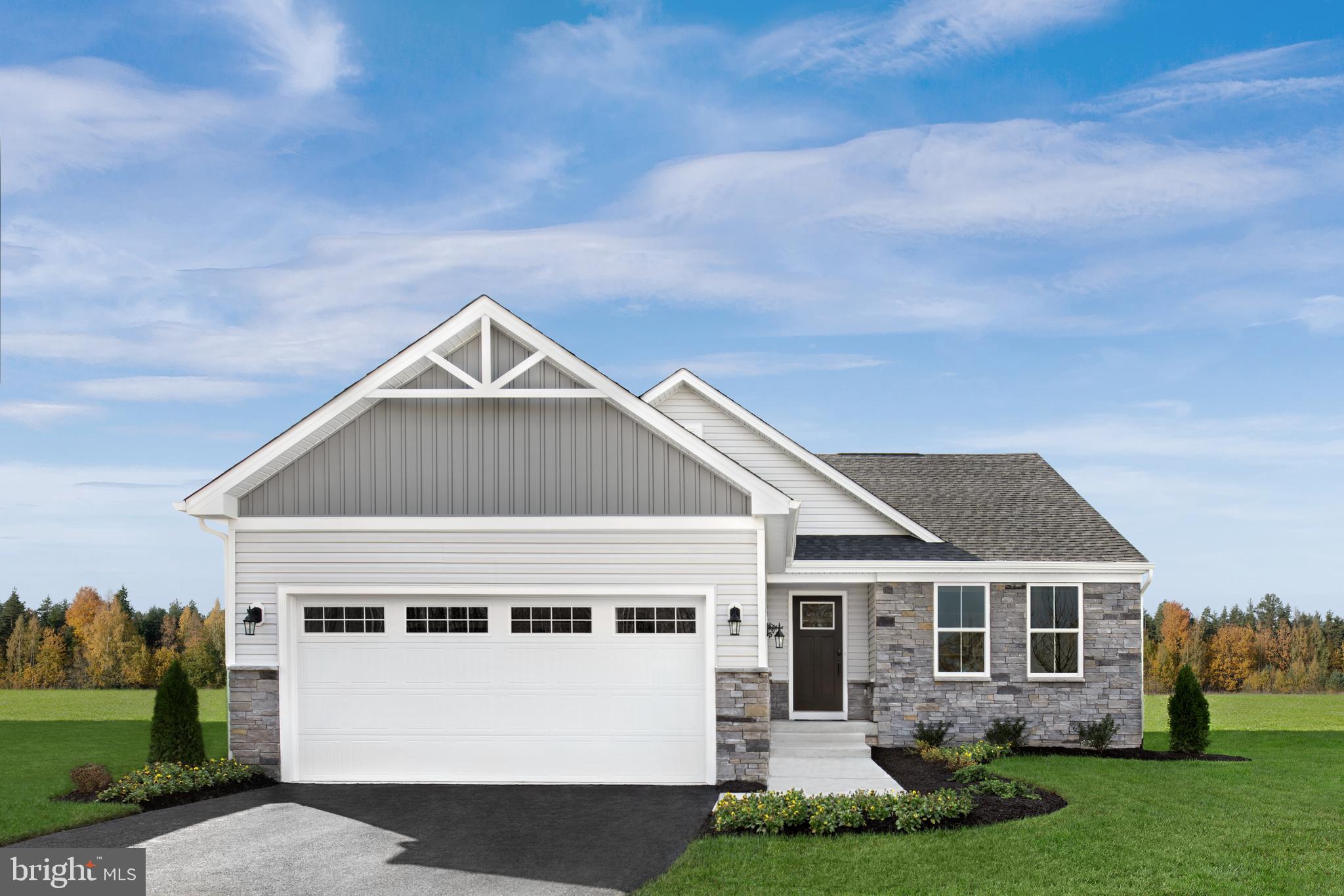 You want to live a casual easy life, in a big way. The to-be-built Grand Cayman, at Burwell in Martinsburg, is the ideal home for your well-lived lifestyle. The open airy space combines the kitchen, dining area and great room to create a comfortable flow. Beautifully appointed gourmet kitchen boasts LVP flooring, granite countertops, designer cabinets and stainless-steel appliances.  Enjoy your private owner’s suite w/ generous walk-in closet and spa-like bath. 2 additional bedrooms are situated in the front of them home, away from your owner’s retreat. This home is the perfect place to do all your entertaining with plenty of room for your favorite overstuffed couch. Throw a Superbowl party that will be the envy of the neighborhood. For a relaxing night in, it's your home theater. Since it's open to the kitchen, grab a snack or make dinner, you won't miss your favorite TV show. The Grand Cayman is perfect for enjoying life's simple pleasures.  Note: Other homesites and floorplans available.  Photos are representative only. Homesite premiums may apply.  Optional basements are available.

Designed for convenience and style, these thoughtfully crafted homes offer seamless living with everything you need right on the first floor. Enjoy living in an established neighborhood close to everything you need with thoughtfully designed amenities including pickleball court, covered picnic pavilion, sidewalks, multi-use field and a playground.  Minutes to The Commons Retail Center which includes stores like Target, Best Buy, Aldi, Dick's Sporting Goods, Ulta, TJ Maxx, Old Navy, and Starbucks. Easy commuter routes allow quick access.  Just 15 minutes to Hagerstown, 40 mins to Harpers Ferry and only 45 mins to Frederick.
