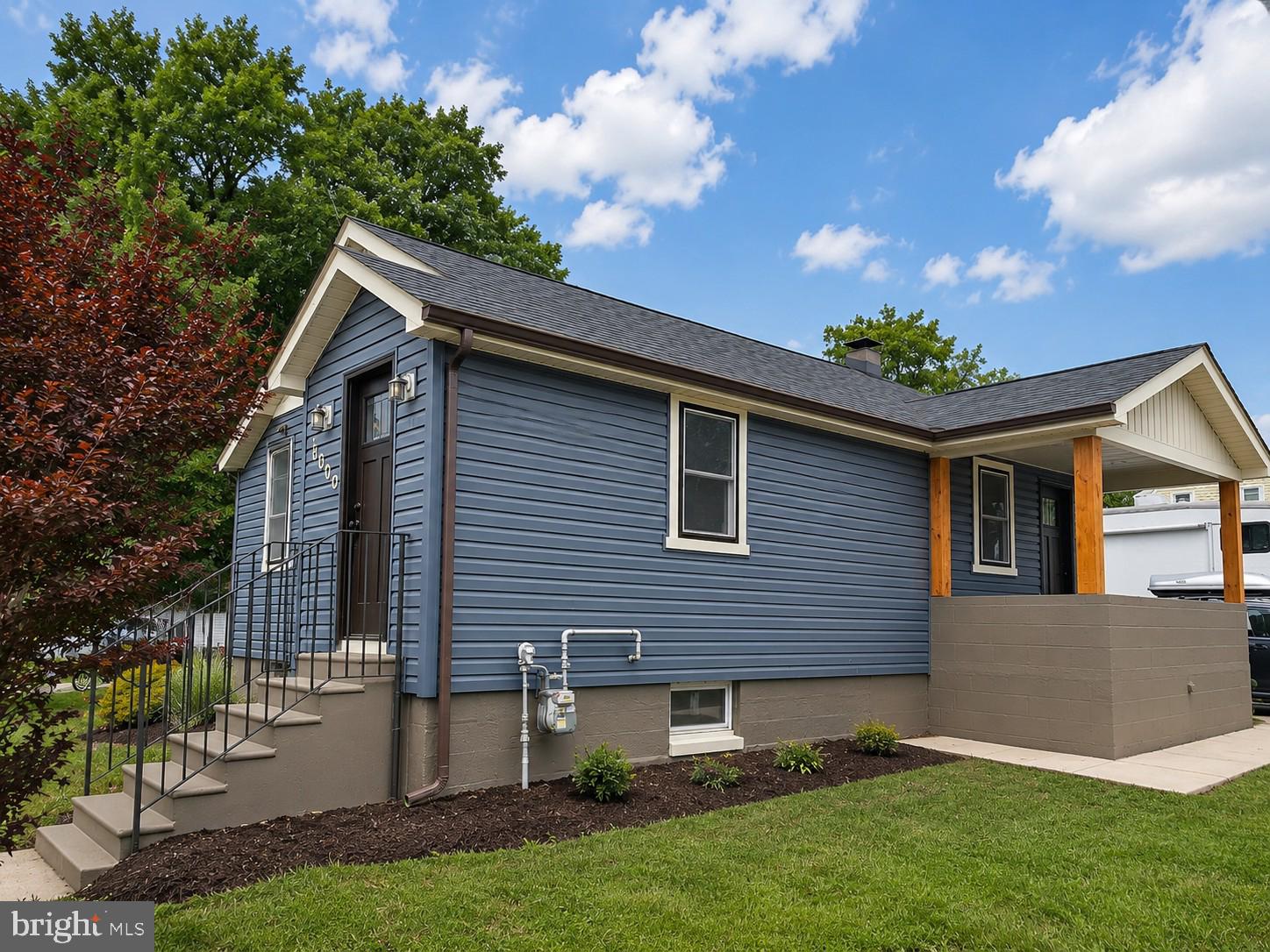 Completely transformed from top to bottom, this stunning modern farmhouse-inspired renovation offers the convenience of one-level living, the flexibility of a full basement, and the peace of mind that comes with virtually everything being brand new. Whether you're a first-time homebuyer, looking to downsize, or simply searching for a truly move-in ready home, this exceptional property combines modern finishes, quality craftsmanship, and thoughtful upgrades throughout.  No detail was overlooked in this extensive renovation, featuring a new architectural shingle roof with new sheathing, gutters and downspouts, new insulation throughout, house wrap and vinyl siding, energy-efficient windows and doors, all-new electrical and plumbing systems, and beautiful Amber Hickory luxury vinyl plank flooring throughout.  The gorgeous kitchen has been completely redesigned with granite countertops, stainless steel appliances, a natural gas range, and stylish finishes that make it as functional as it is beautiful.  Enjoy year-round comfort with a brand-new 20 SEER, three-zone mini-split system, complemented by a natural gas backup furnace and heat pump for added efficiency and peace of mind. The home also features a tankless natural gas water heater, providing endless hot water while maximizing energy savings.  The full basement with interior access has been upgraded with new drain tile and a new sump pump, providing abundant storage and outstanding potential for future finished living space, a recreation room, home gym, workshop, or hobby area.  Step outside to enjoy your own backyard retreat featuring a saltwater above-ground pool with deck, perfect for relaxing or entertaining family and friends throughout the summer. The partially fenced yard offers additional privacy and space for pets, play, or gardening.  Additional exterior features include two storage sheds and an oversized parking area large enough to accommodate a 30-foot camper, a 30-foot bus, plus two or three additional vehicles,  a rare and highly desirable feature for homeowners with recreational vehicles, work trucks, trailers, or multiple cars.  With exceptional curb appeal, quality craftsmanship, and virtually everything new, this remarkable home offers the perfect combination of modern style, energy efficiency, and low-maintenance living.  From the moment you arrive, you'll appreciate the attention to detail and quality craftsmanship that make this home truly stand out from the rest!  This is more than a renovation, it's the opportunity to own a like-new home in an established neighborhood without the price tag of new construction.  Ideally located just minutes from I-695, I-95, and public transportation, this home offers exceptional convenience for commuters while keeping you close to everything you need. Enjoy nearby shopping at Walmart, Sam's Club, Costco, and ALDI, along with a wide variety of restaurants, hotels, and everyday conveniences. Johns Hopkins Bayview Medical Center is just a short drive away, and nearby parks provide the perfect setting for walking, recreation, and outdoor enjoyment. With excellent access to schools, shopping, dining, major commuter routes, and local amenities, this home offers the perfect balance of comfort, convenience, and community.  List of Improvements included with Disclosures.  More Photos Coming Soon!