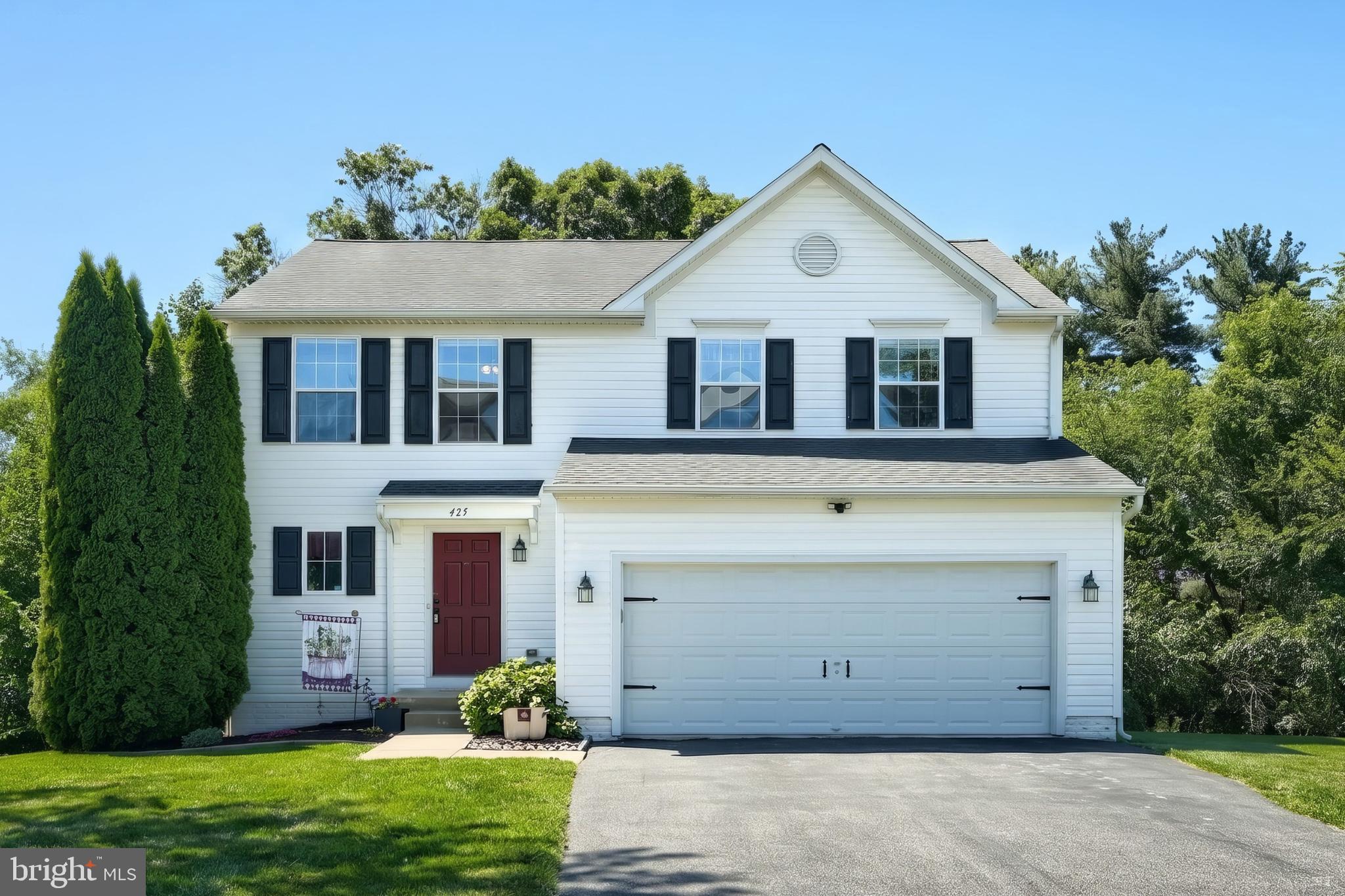 Welcome home to this beautifully maintained one-owner Colonial in the desirable Lakeview Heights community of Spring Grove! Offering 3 bedrooms, 2.5 baths, and a location that's hard to beat, this home is within walking distance to schools—making morning drop-offs, after-school activities, and community events incredibly convenient.
Freshly painted throughout, the home features a bright and functional floor plan designed for modern living. The spacious kitchen includes a center island and opens to a comfortable living room highlighted by a cozy gas fireplace.
One of the home's most sought-after features is the second-floor laundry, conveniently located near all bedrooms, eliminating the need to carry laundry up and down stairs. The primary suite offers a private bath and generous walk-in closet, while two additional bedrooms and a full bath complete the upper level.
The partially finished walk-out basement adds valuable living space and flexibility for a family room, recreation area, home office, fitness space, or hobby room. With direct access to the backyard, it offers both functionality and future possibilities. Step outside to the low-maintenance 12' x 10' Trex deck, perfect for relaxing or entertaining guests.
Additional amenities include a two-car garage, practical mud room entry, ample storage, and pride of ownership throughout. Move-in ready, quick settlement and ideally located, this home combines comfort, convenience, and additional living space in one exceptional package.
