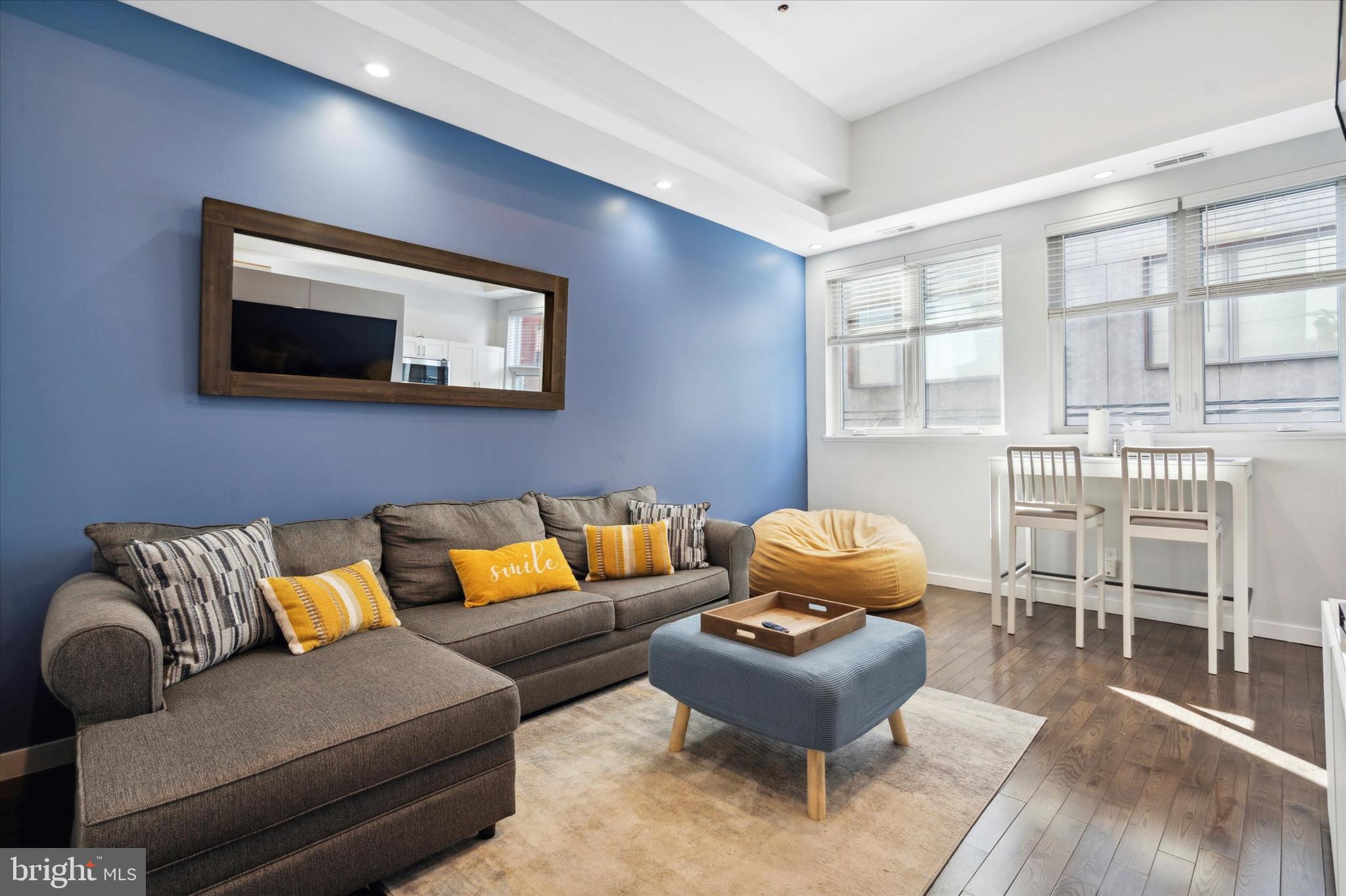 Do you want to live steps from the best of Fishtown?  Laser Wolf, Front Street Cafe, Bottle Bar, Mulherin's?  Its all within walking distance of your front door.   Modern, furnished, 1 bedroom 1 bath apartment in this 5 year old Triplex fits the bill!  Hardwood floors, beautiful kitchen plenty of closets. This is a really nice apartment.  Washer and Dryer in the unit! Unit has a King Bed.  Tenant pays electric and gas.  2nd floor walkup.  Remember Walkscore? This address is a 97!  Unit is being rented furnished. Internet and Water are included.  Tenant pays Electric and Gas.