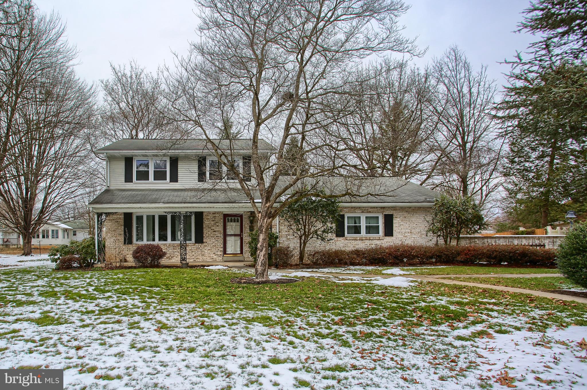 Great two story home in Forest Park Neighborhood. First floor master with fireplace and handicapped accessiblebathroom with laundry. Living room w/built-ins and huge enclosed sunroom. Second floor boasts two bedrooms and two full baths. Oversized 2 car garage, finished lower level, and rear yard with two sheds and a gazebo. Convenient location to shopping, restaurants and downtown Carlisle.