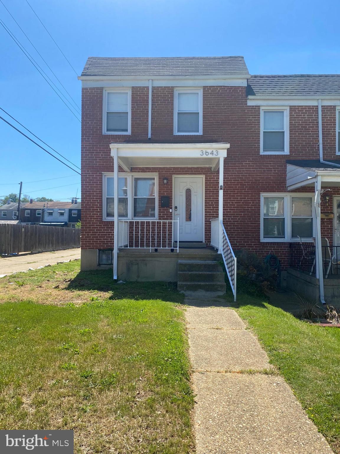 Beautifully renovated end-unit rowhome.   Located in  a quiet convenient neighborhood this property offers close proximity to downtown and major commuter routes. The house features a new kitchen with stainless appliances, two fully renovated bathrooms, a full finished basement, luxury vinyl floors, a new HVAC system and more.