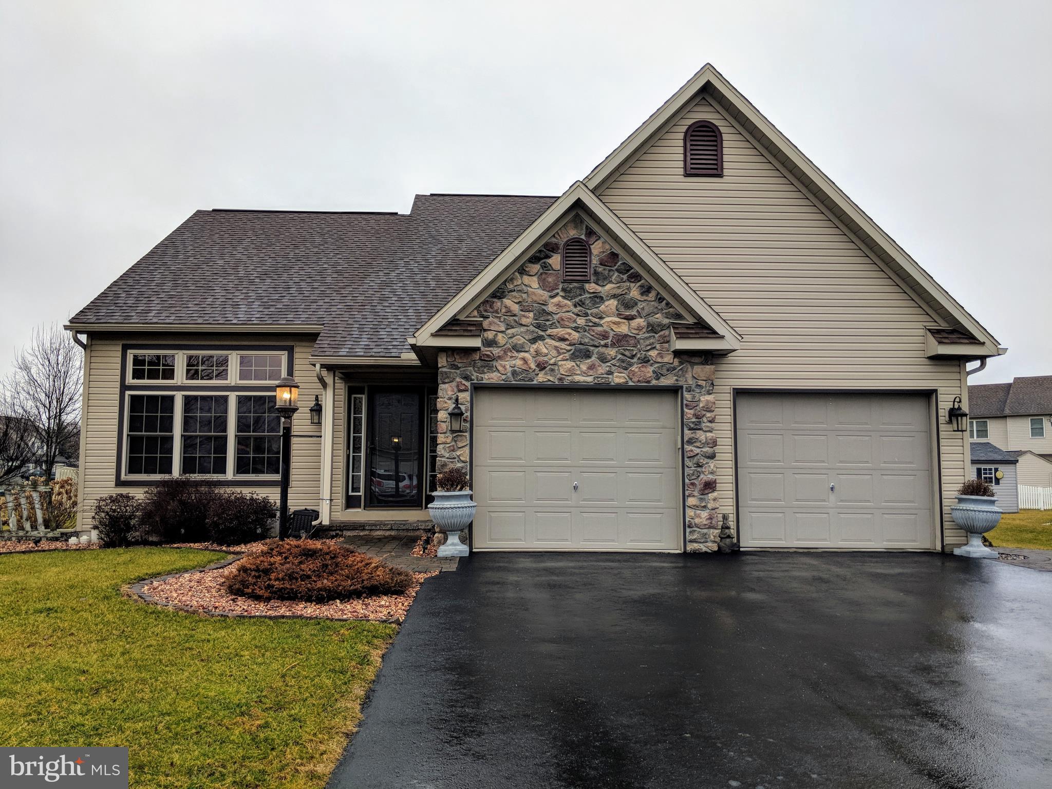 Extremely well maintained home in desirable Northern Lebanon School District with over 2800 finished square feet of living space.  This 3 bedroom home features a first floor master bedroom with a large organized walk-in closet and private full bathroom, vaulted ceilings in the living room and dining room, updated kitchen with all appliances staying including the washer and dryer.   Enjoy the fully fenced in yard that is nicely landscaped including a patio area.  Gorgeous finished basement with a wood pellet stove for additional living space.   Lots of natural light and plenty of storage.   Conveniently located across the street from Northern Lebanon High School/Middle School with easy access to Route 22, I78 and I81.  Pride of ownership shows through the entire home...inside and out!   Truly a must see!  Kindly allow a 24 hour notice for all showings.  Thank you!