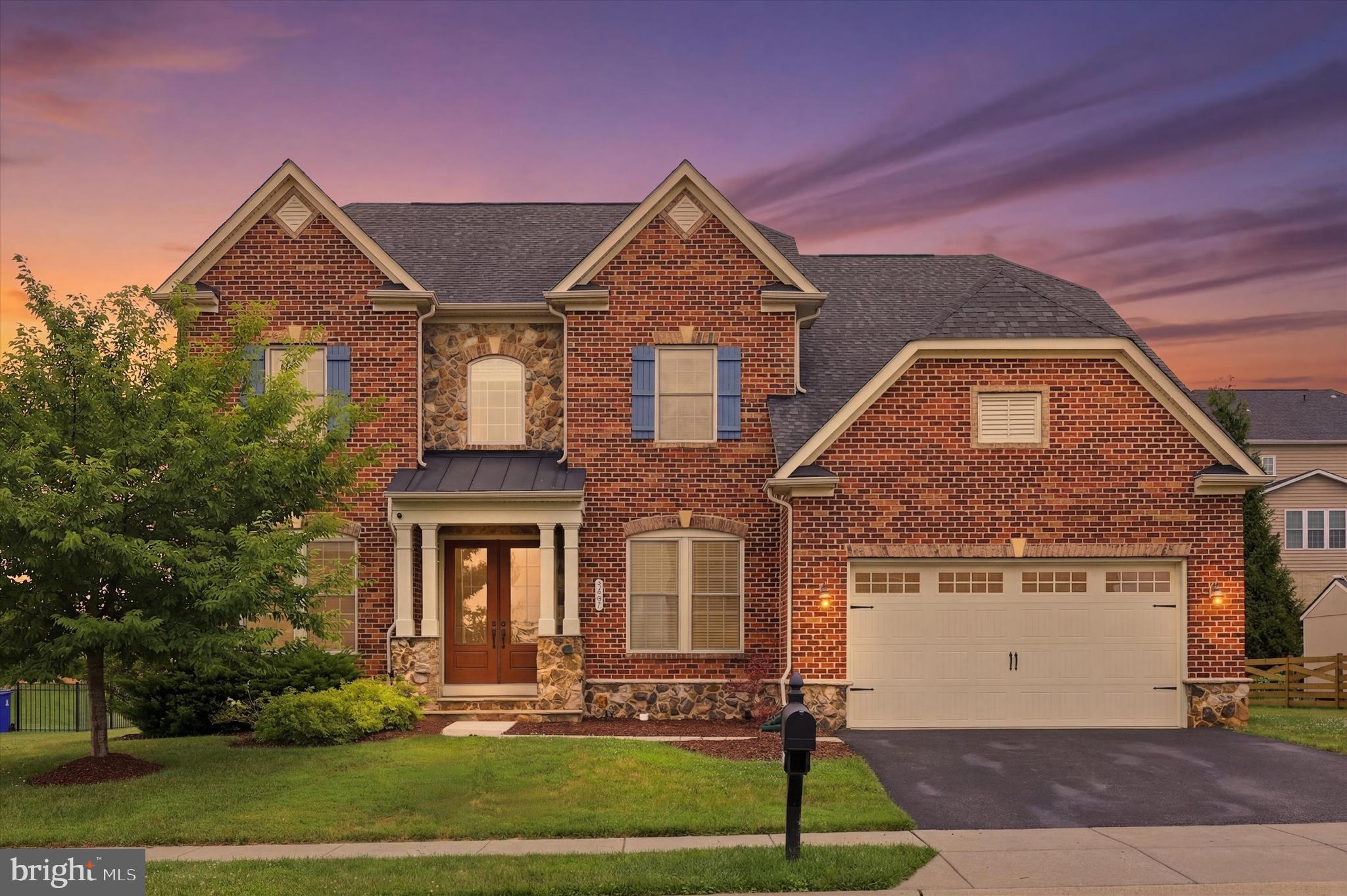 This impressive residence is being offered in the esteemed neighborhood of the Preserve at Windsor Knolls, and includes 5 spacious bedrooms, 3.5 bathrooms, and over 5,300 square feet of thoughtfully designed living space by NVHomes. The NVHomes "Empress II" is a luxury floor plan known for its elegant architecture. Key features include 10-foot ceilings, a formal dining room with a tray ceiling, an expansive signature kitchen with a large center island, and a private study on the main level. The upper level boasts a luxurious owner's suite with walk-in closet, 3 secondary bedrooms, and a highly desired second-floor laundry room. 
When stepping inside toward the waterfall staircase, you’ll discover a bright, open floor plan with abundant natural light, expansive living space, with quality finishes. Including, a spacious kitchen which flows seamlessly into the main living and dining areas, making it perfect for both everyday living and entertaining.
The upper-level features 4 generously sized bedrooms, including the luxurious primary suite with private bath and walk-in closet. The finished basement adds additional living space, offering endless possibilities for a recreation room, home theater, fitness area, and guest suite, or home office with the 5th bedroom located at the back with a full-bath, and additional storage space. 
The yard is ready for outdoor entertainment, complete with a patio and fire pit, with space for gardening or play. An attached two-car garage and ample driveway parking complete the home's impressive amenities.
This move-in-ready home offers the perfect blend of space, comfort, and quality in the desirable Windsor Knolls Community. Don't miss this exceptional opportunity to own a beautifully cared-for home that's ready for its next chapter!