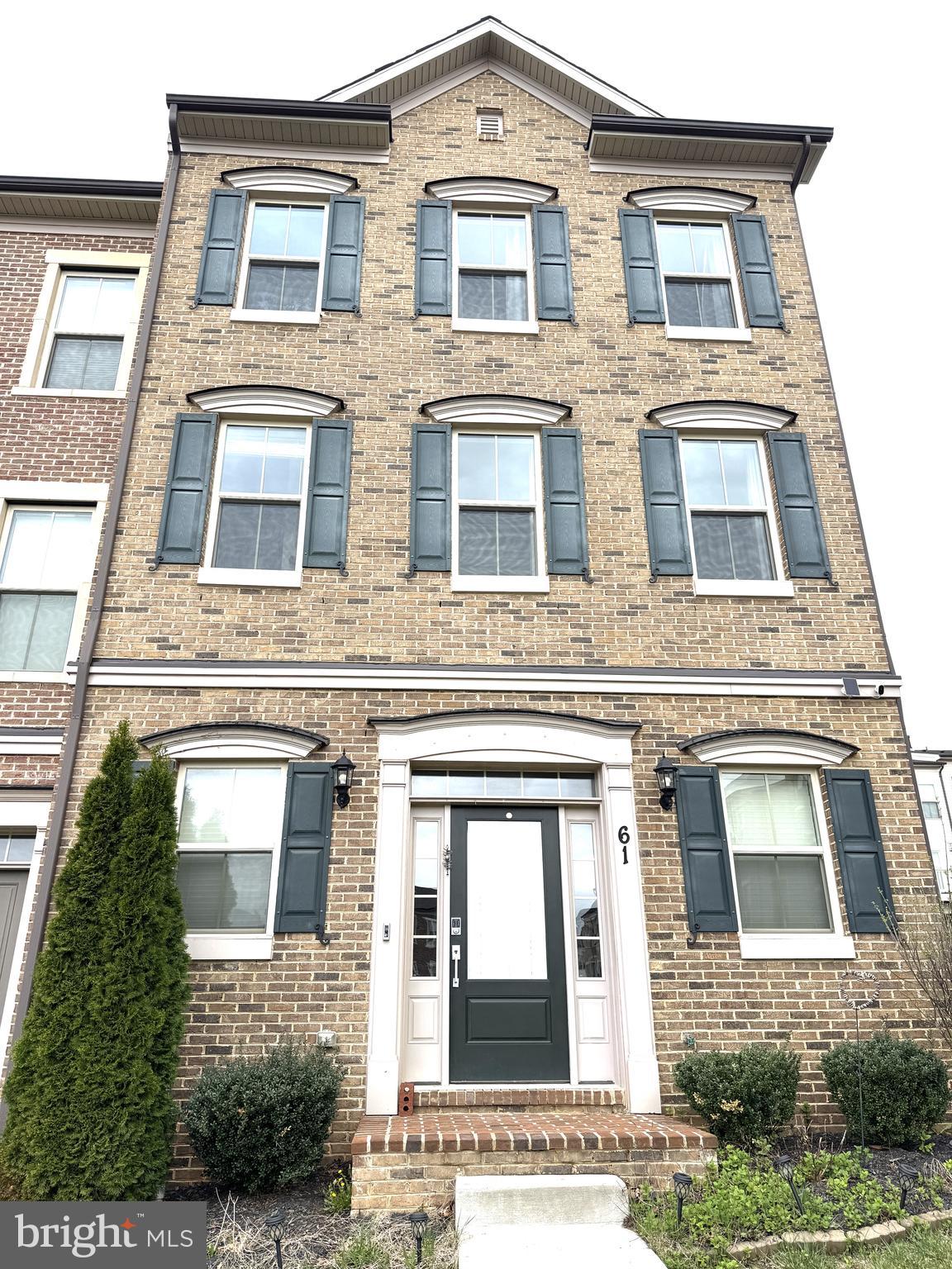 Check out this extremely spacious and gorgeous end unit Townhome with 3 bedroom, 2 full, 2 half bath filled with lot of natural light for rent in the Cabin Branch community. Located at walking distance from the pool and with large courtyard/Green space in the front. The entry level boosts a large Rec room with half bath and 2 car attached garage. As you walk up on the main lv you will find gleaming hardwood floors throughout with family room, dining area, gourmet kitchen with stainless steel appliances, and island seating area. Out back, you will find plenty of room on the oversized deck for entertaining. On the bedroom lvl the Owners suite is spacious with tray ceilings, has a walk in closet. Owners bath with dual vanities, separate shower, and soaking tub. 2 additional bedrooms, laundry area on the upper level and one full bath. Come check out this amazing home today! No smoking, No Pets, and good credit a must! Available immediately!