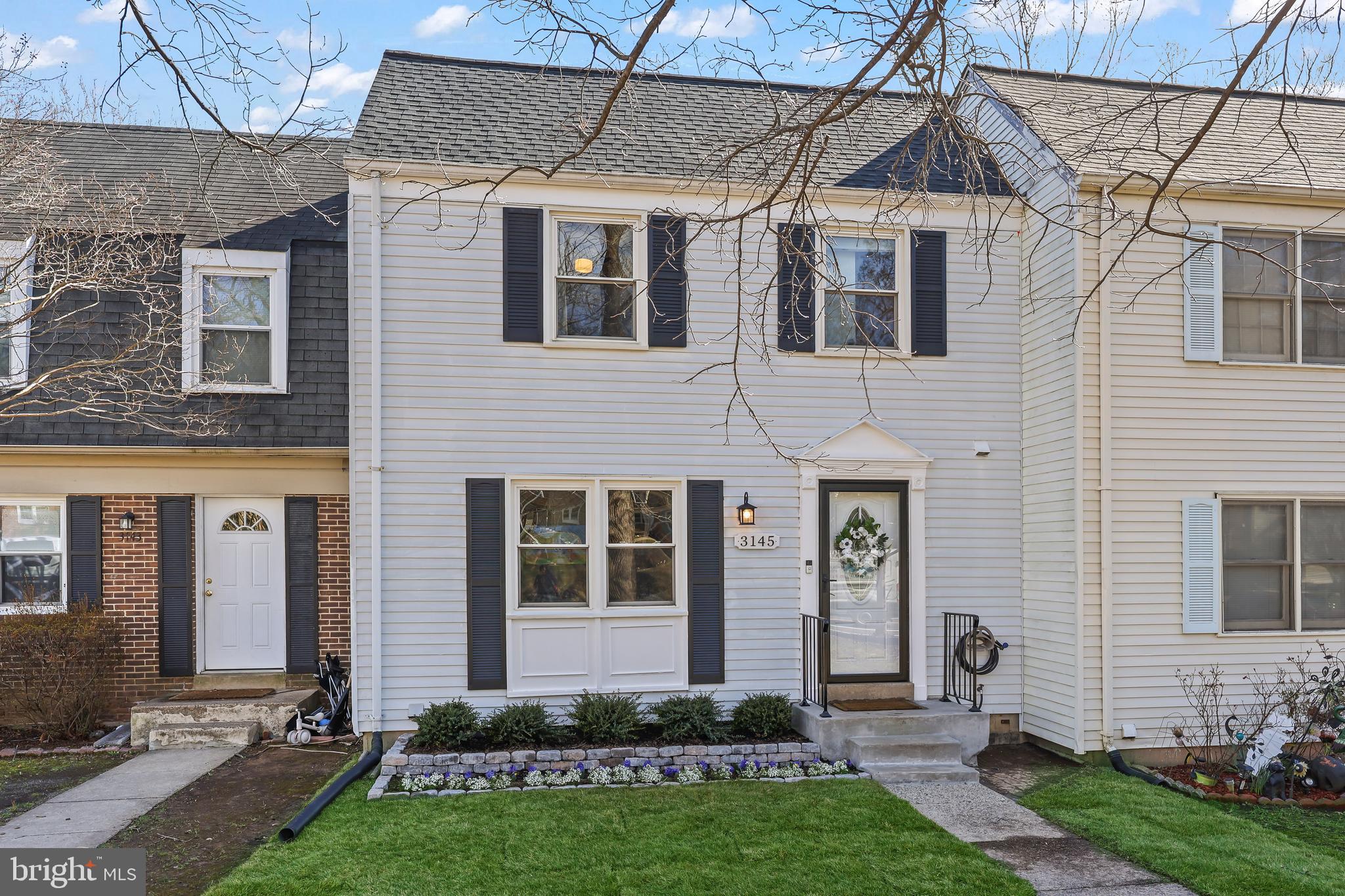 Beautiful 3-level townhouse with 3 bedrooms and 2.5 baths in the desirable Covington community. The main level features hardwood floors in the living and dining areas, creating a warm and inviting layout for everyday living and entertaining. The kitchen offers granite countertops, stainless steel appliances, and excellent functional space. The renovated bathrooms are stunning, including a beautifully updated primary bath completed in 2023 with heated floors for added comfort and luxury.

Well-maintained with major updates already completed, including a new roof (2025), HVAC (2021), kitchen appliances (2021), backyard patio (2021), carpet replacement (2020), full interior repainting (2020), and a brand-new storm door. The basement features durable LVP flooring, adding style and practicality to the lower-level living space.

Step outside to a beautiful fully fenced backyard featuring a large storage shed and plenty of room to relax or entertain. Backing to trees and a creek, the home offers exceptional privacy and a peaceful natural setting, with views of deer and woodpeckers often seen from the back windows. Conveniently located near shopping, parks, playgrounds, and Metro access, this home offers the perfect balance of privacy, nature, and everyday convenience.
