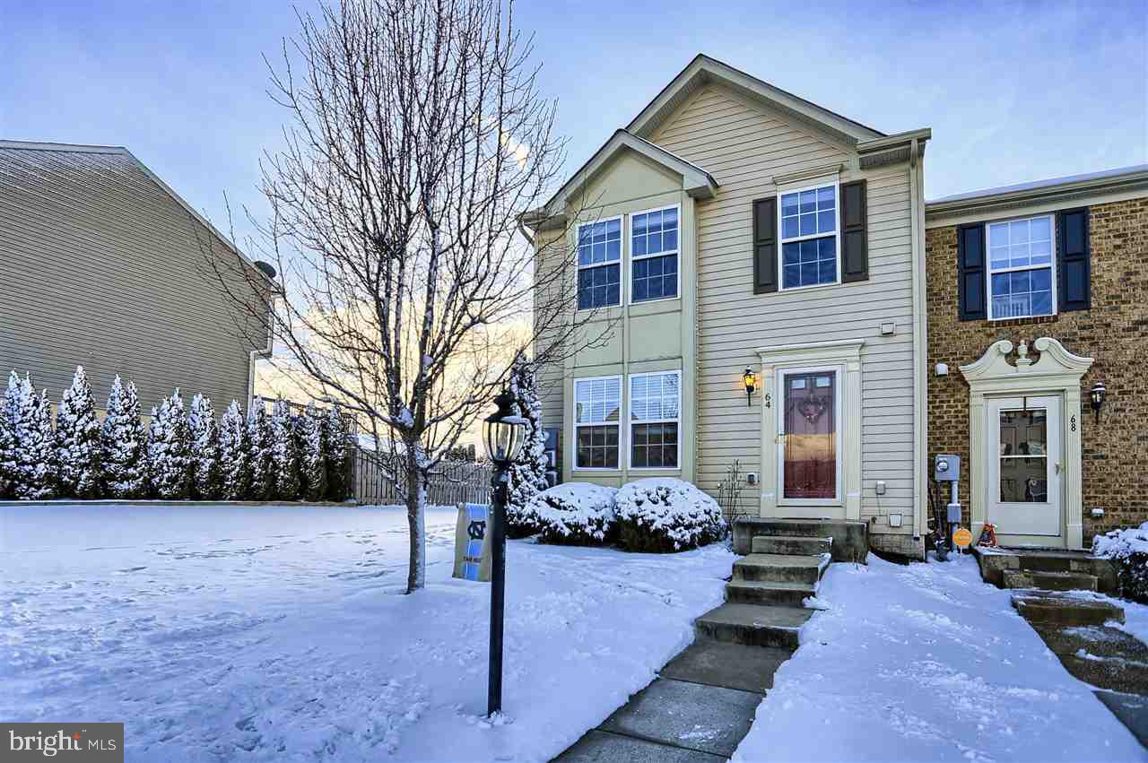 You'll love the open floor plan in this end unit townhome in a small community in S. Hanover. Oak kitchen includes pantry & all appliances.  New kitchen sink has a granite look. Nuetral carpets.  Spacious master suite w/walk-in closet, tile shower & new Swanstone sink & new faucet. 3-4 BR's, 2 1/2 baths. Lower level family room doubles as the 4th BR w/escape window. Roughed in 1/2 bath.  Convenient to MD.  100% USDA financing available.