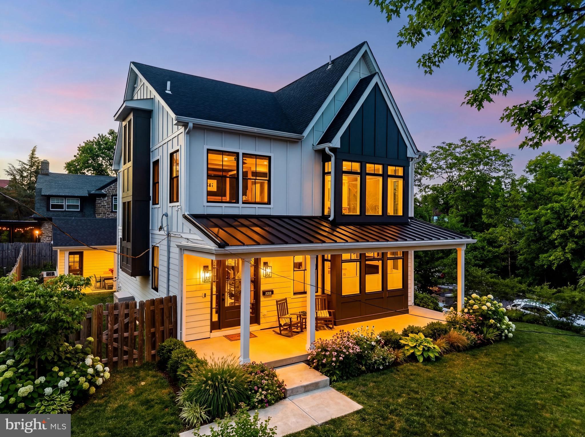 Welcome to this recently constructed modern farmhouse in the heart of Mt. Airy, offering the perfect blend of timeless design and modern convenience. This beautifully designed home features 5 bedrooms, 4 full bathrooms, and 1 half bathroom, providing generous space for comfortable living and entertaining.

The heart of the home is a bright open-concept chef’s kitchen with double sinks, high-end finishes, and plenty of room to cook, gather, and host. The kitchen flows seamlessly into the main living and dining areas, creating a welcoming space for everyday living and entertaining.

The fully finished basement adds incredible versatility with heated floors, a wet bar, and a full bathroom, making it ideal for a media room, home gym, guest suite, or additional entertaining space.

Upstairs, the expansive primary bedroom offers a relaxing retreat, while the additional bedrooms provide flexibility for family, guests, or home offices.

Step outside to enjoy a side patio perfect for outdoor dining or relaxing, along with a fenced backyard that offers privacy and space for gatherings, pets, or gardening.

Additional features include automatic shades throughout, a security system with hardwired Ring cameras, a 1-car garage with an EV charger, and additional dedicated parking spaces.

Located in Mt. Airy and just minutes from the shops and restaurants of Chestnut Hill, this home offers easy access to local dining, boutiques, and neighborhood favorites. Commuting is convenient with nearby Regional Rail access and major roadways including Lincoln Drive and Germantown Avenue, allowing for a straightforward trip into Center City Philadelphia.

With recent construction and a 5-year tax abatement, this home combines modern comfort, thoughtful design, and an exceptional location in one of Philadelphia’s most desirable neighborhoods.