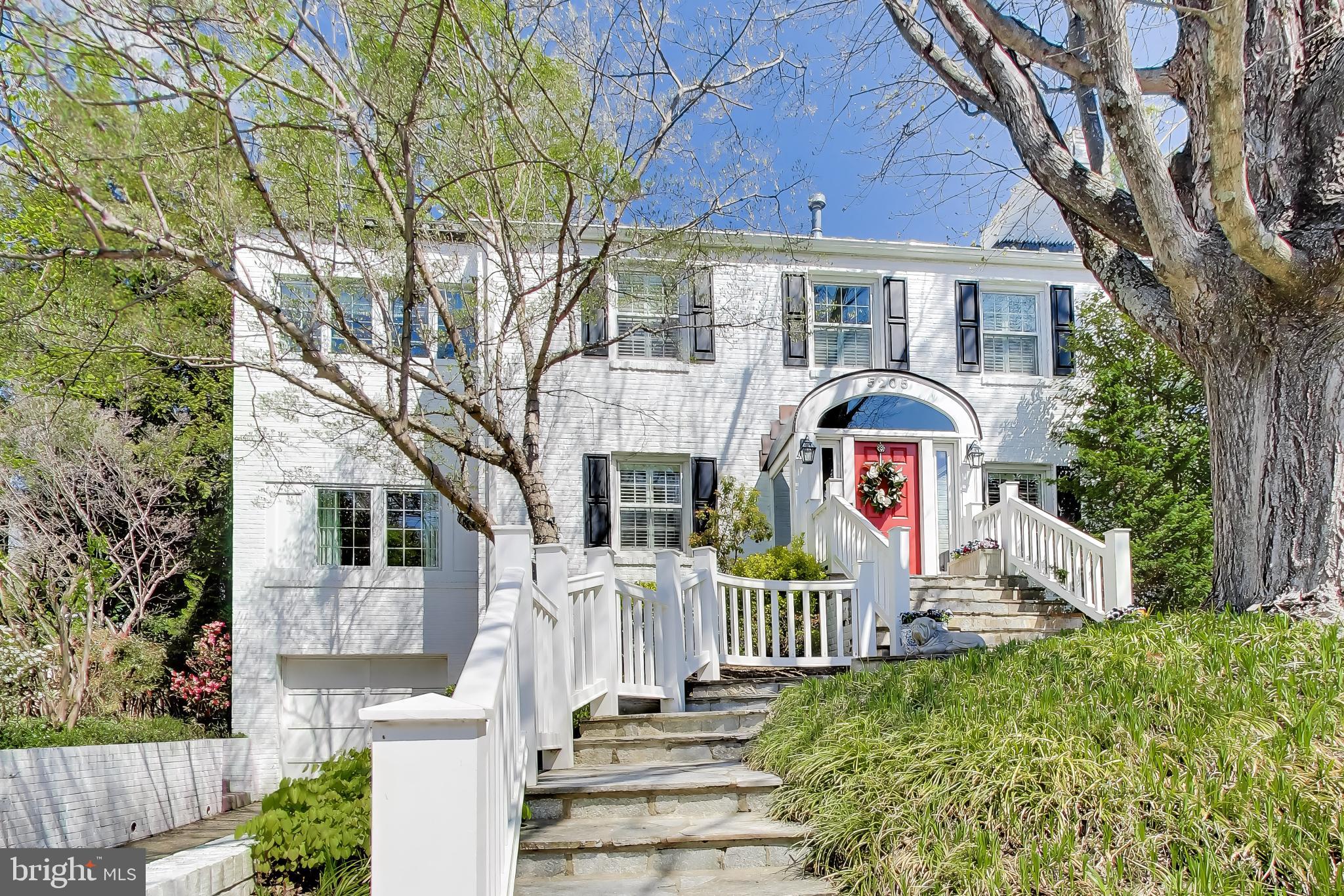 Nestled in the heart of Bethesda, 5205 Falmouth Road is a true gem blending modern sophistication with timeless charm. This beautifully redesigned and renovated home spans four levels, offering 5 spacious bedrooms, 3 full baths, and 2 half baths—perfectly suited for both everyday living and entertaining.

Step inside to discover a gourmet kitchen that’s a chef’s dream, featuring gleaming quartz countertops, a marble backsplash, a 6-burner Wolf gas range, and a farmhouse sink that marries style with functionality. Soaring vaulted ceilings and a formal dining room elevate the home’s elegance, while thoughtful storage solutions ensure every inch is as practical as it is beautiful.

The fully finished lower level provides versatile space for a media room, home gym, or play area, while the large fenced yard and flagstone patio set the stage for unforgettable gatherings. Imagine summer barbecues, cozy evenings by a fire pit, or simply enjoying the serenity of your private outdoor oasis.

Complete with a 1-car garage and located in the highly sought-after Westmoreland Hills neighborhood, this home offers the perfect combination of luxury, convenience, and comfort. Don’t miss the chance to make this entertainer’s dream your everyday reality!

Square footage is approximate and should not be used for property valuation.