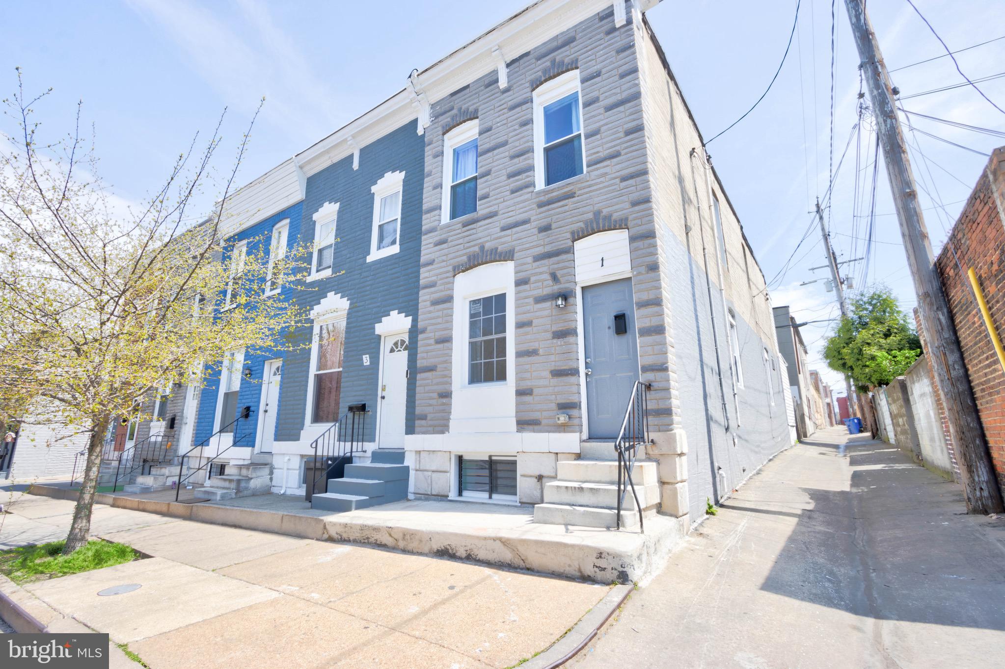 Investor opportunity in the heart of Patterson Park! This fully renovated corner townhouse offers a modern open concept layout with new hardwood flooring, new carpet, designer paint, energy saving LED lighting, stainless steel appliances, quartz countertops, new kitchen cabinets, updated plumbing, a fully redesigned bathroom with new tile, new HVAC, and a fenced backyard. Conveniently located near Patterson Park, local amenities, and street parking. Tenant in place through late August, offering immediate rental income potential.