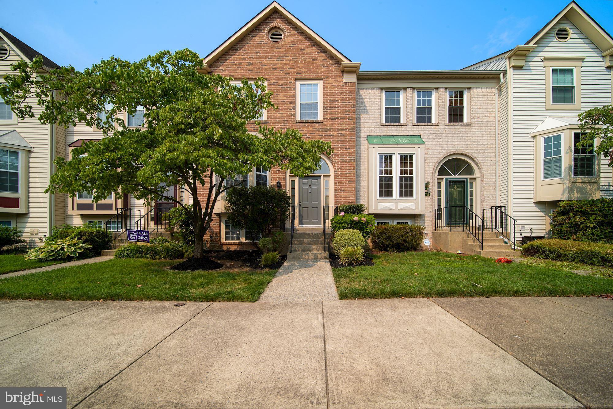 Stunning brick front townhome in desirable Park Overlook community! This property is situated within walking distance to Shady Grove Metro Station and Blueberry Hill Park. Just minutes to I-270 and the ICC. Close to shopping and restaurants too! The home features 4 bedrooms and 3.5 bathrooms on 3 levels. The main level features hardwood flooring throughout. The eat-in kitchen is upgraded with stainless steel appliances, granite counters, and ample storage space. The formal dining room overlooks the living room with direct access to your large back deck which is perfect for entertaining. The Upper level features 3 bedrooms and 2 bathrooms. The master bedroom is spacious with tons of natural light and a vaulted ceiling. You have a walk-in closet as well as a ensuite bath with upgraded vanity and beautiful tile flooring. There is also a walk-in glass and tile shower and soaking tub. The lower level is finished with an additional bedroom and full bathroom. The rec space is huge with a cozy wood burning fireplace and walk-out to your back patio and yard. Don't forget to view the virtual tour of this home!