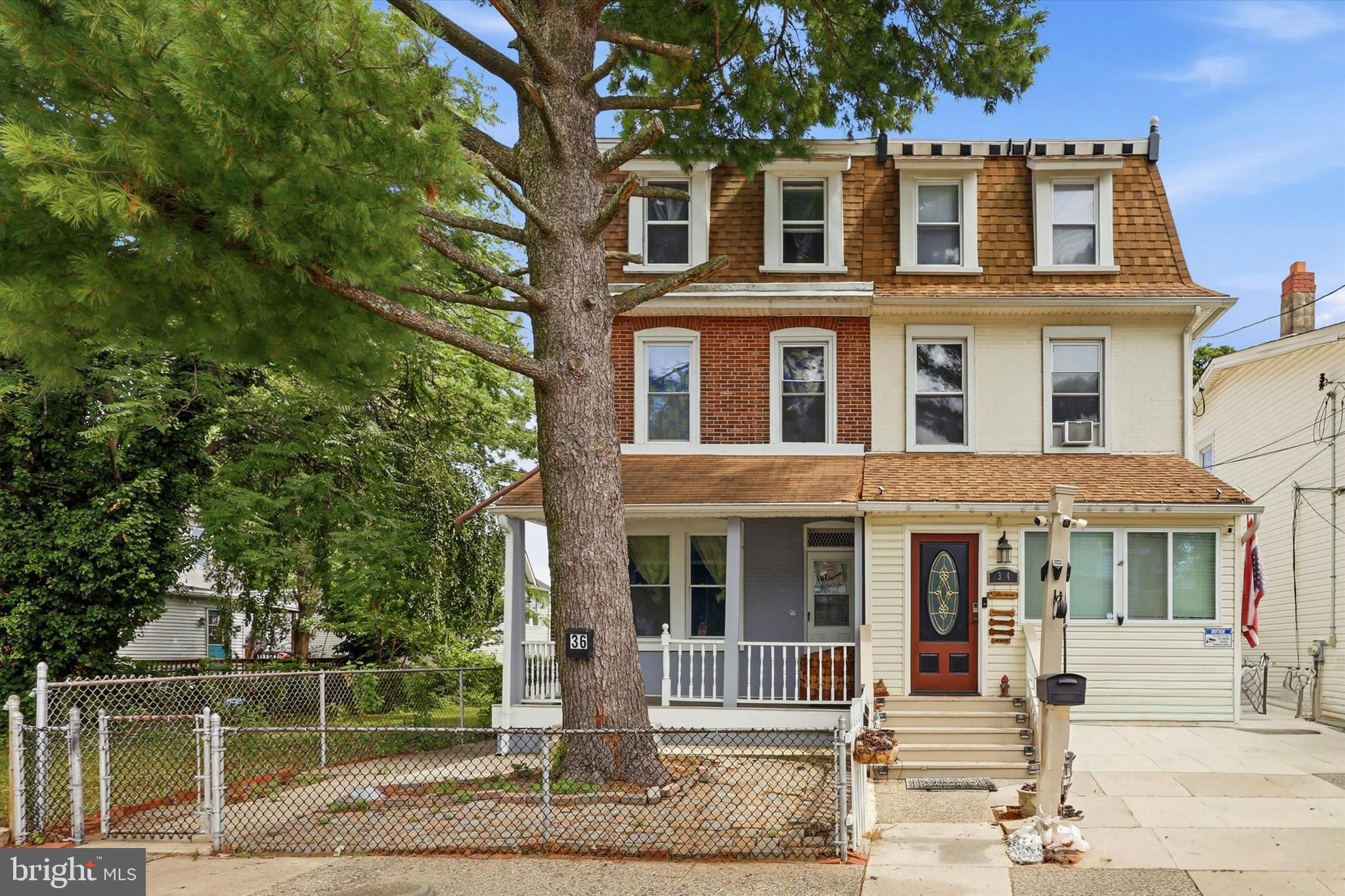 Welcome to this spacious 3-story twin home in the heart of Clifton Heights Borough! Featuring a classic straight-through floor plan, this home offers high ceilings and an open, airy feel throughout the main living spaces.
The second floor includes three comfortable bedrooms and a full hall bathroom, while the finished third level provides two additional bedrooms—perfect for a growing household, guests, a home office, or flexible living space.
Step outside to enjoy the fenced-in backyard and deck.
Whether you’re searching for your next primary residence or looking to expand your investment portfolio, this property offers excellent potential for both owner-occupants and investors alike.
With plenty of room to spread out across three levels and timeless character throughout, this home is ready for its next owner to make it their own.

This is an "as-is" sale.  Buyer is responsible for obtaining the U&O resale certificate through Clifton Heights Boro.