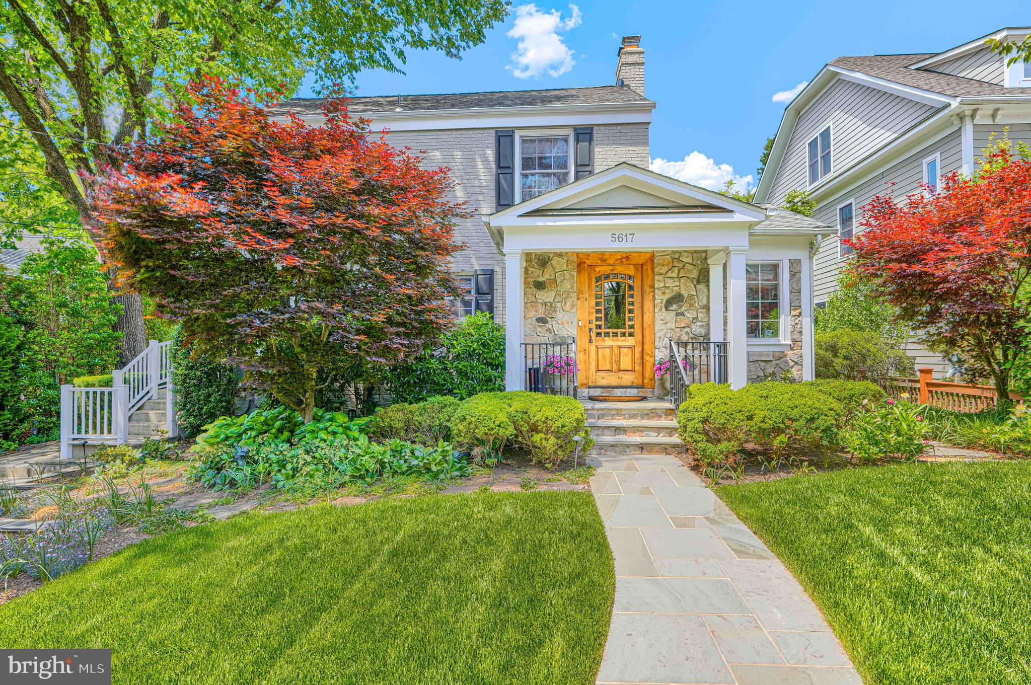 Bethesda’s Best-Kept Secret. From the exterior, 5617 Northfield Road appears to be a classic Colonial, but step inside and discover a wonderful surprise—an expansive, thoughtfully designed home that offers far more space than meets the eye.

5617 Northfield Road offers the perfect blend of warmth, charm, and thoughtful updates in the heart of Bethesda. This beautifully expanded four-bedroom, three-and-a-half-bath home offers close to 4,600 square feet of living space and features two additions, with the most recent completed in 2016, creating ample room filled with natural light and an inviting flow throughout. More than just a house, this home radiates comfort, character, and care.

The spacious primary suite is a true retreat, complete with a sunroom sitting area and two walk-in closets, providing both comfort and exceptional storage. Hardwood floors run throughout the main and upper levels, while the staircase and lower level are finished with luxurious mohair carpeting, adding warmth, texture, and elegance throughout the home.

The walkout lower level offers exceptional additional living space, including a bonus room ideal for a home office, gym, playroom, guest space, or hobby room, along with a separate storage room for seasonal items and organization.

Outside, the charming yard feels like a hidden French cottage garden—private, picturesque, and full of personality. Additional highlights include a whole-house generator, bright and sunny interiors, and timeless details that make this home feel truly special. Ideally located close to everything Bethesda has to offer, this is a home designed for both everyday living and lasting memories.
