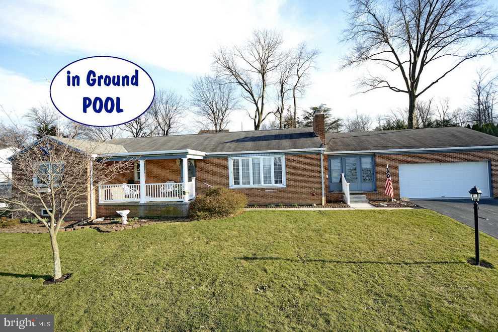 Brick Rancher - Get Ready for Summer - In-Ground POOL -  Paver Patio - Storage Shed - 4 Bedroom- 1st Floor Laundry - Country Kitchen with Dining area - Energy Efficient Replacement Windows - Enclosed Breezeway with Access to 2 Car Garage - Full Basement - 1 Room Partially  Finished - Covered Front Porch for Summer Evenings- Easy Access to Maryland (Natural Gas Available for Future Appliances)