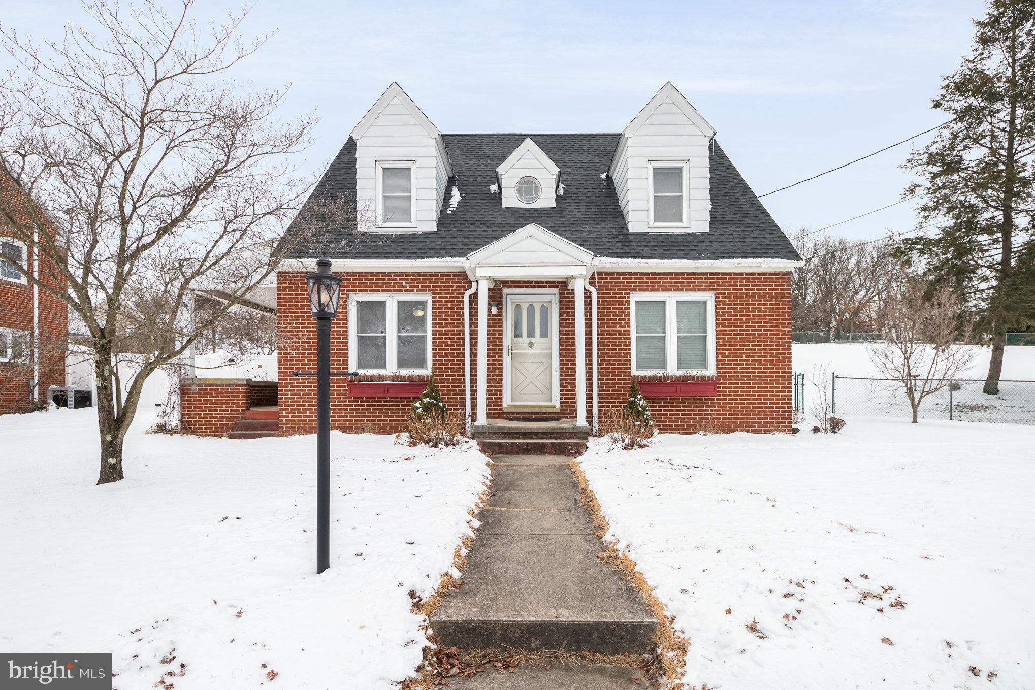Location Location Location! You wanted to be close to amenities like shopping, restaurants, & schools. BUT you want the quiet, peaceful setting with deer roaming the yard. THIS IS THE HOUSE FOR YOU. Welcome home to this solid brick cape cod on .85 acres on a peaceful dead-end street. This home boasts 3 bedrooms and a bonus room that would make a great office, hobby room, or a spacious closet, two newly renovated full baths, new kitchen backsplash, fresh paint throughout, and a main-level primary bedroom (that you could also use as a family room). Formal dining room perfect for holiday gatherings, cozy living room with a door leading out onto your covered side porch, and a lovely fenced-in yard perfect for entertaining and play! Recent roof ('18) and furnace ('21). Potential to subdivide and sell off the lot for some extra cash. There are so many options with this home. Schedule your private tour today and see for yourself.
