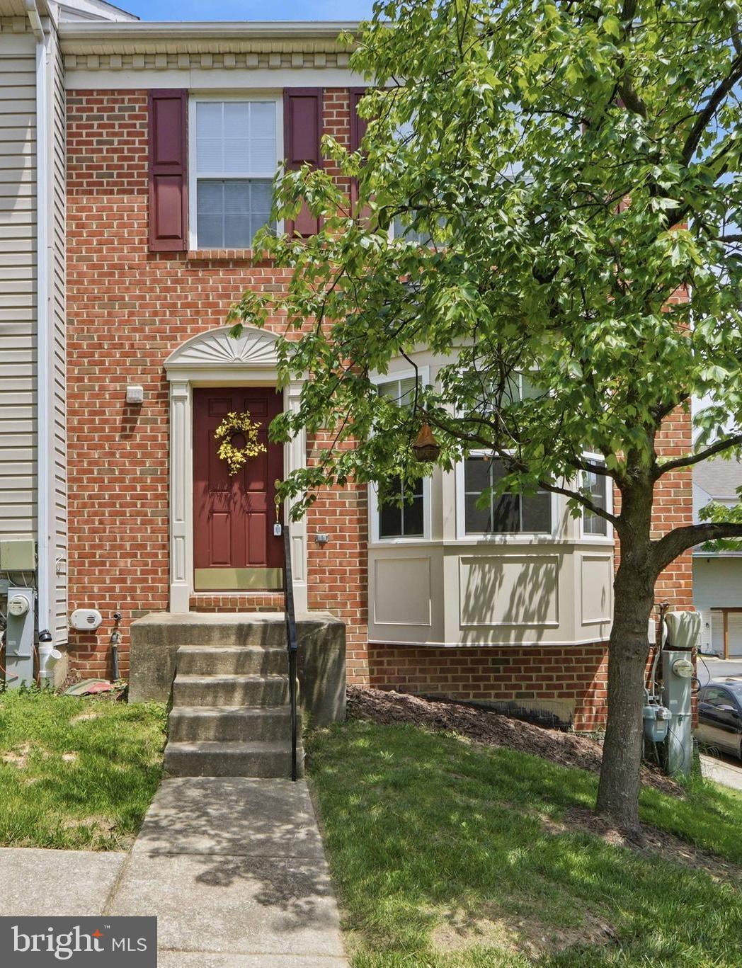 Immaculate three-bedroom, end-unit townhome with a two-car garage close to I-97, Route 10 and the Baltimore Beltway for easy commuting to Baltimore, Annapolis or Columbia. Spacious living room, dining room and kitchen are great for entertaining. Finished basement room can be an office, workout room or playroom. Many upgraded finishes, including gleaming hardwood floors in living room, bedrooms and hallways.  The kitchen features granite counters, custom tile backsplash and stainless steel appliances and slider leading to deck. Custom Levolor cordless blinds thoughout. New roof, hot water heater and washer and dryer  in  2023,  HVAC and whole-house humidifier installed in 2022. Basement waterproofing and new sump pump installed in 2021. HOA dues cover pool, tennis courts, tot lot, landscaping and private snow removal.  All has been freshly painted and it's ready for immediate occupancy!  This one is better than move-in ready!