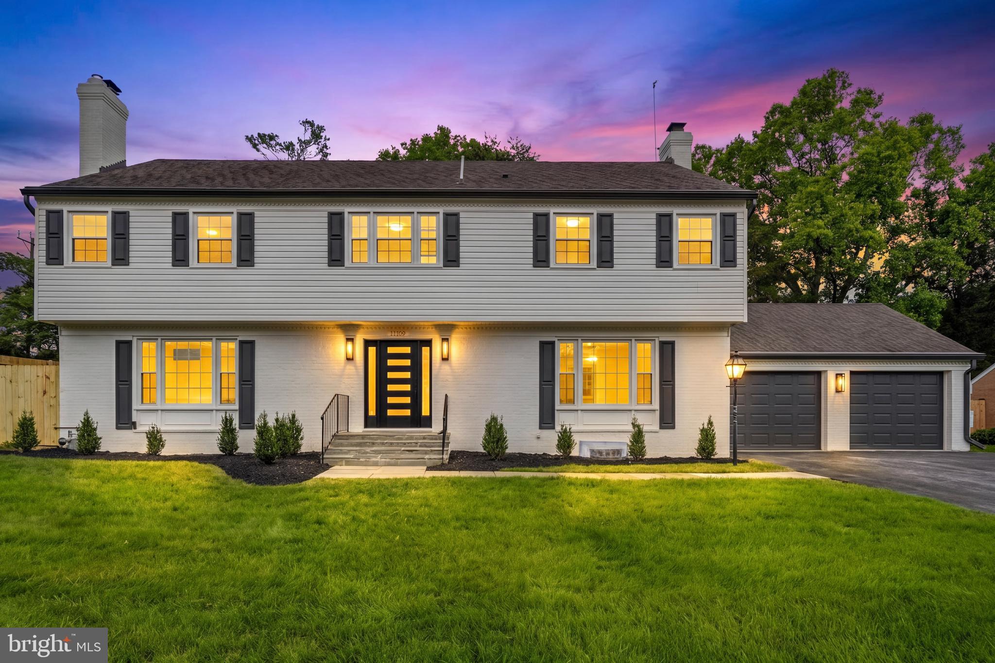 Welcome home to this charming and fully updated brick Colonial in the heart of Luxmanor, where timeless elegance meets modern luxury on a serene and private .44-acre lot with professional landscaping. Thoughtfully designed for both everyday comfort and entertaining, this exceptional residence showcases new hardwood floors, fresh designer paint, sunlit open living spaces, and seamless indoor-outdoor flow. The designer kitchen features custom cabinetry, an expansive center island with a beverage fridge, quartz countertops, stainless steel appliances, and upgraded fixtures, all opening to spacious living and dining areas and a sunny patio ideal for year-round gatherings.

The upper level offers four spacious bedrooms and three full baths, including a luxurious primary suite with a spa-inspired bath, dual vanities, separate soaking tub and shower, and a custom walk-in closet. Additional highlights include an upper-level laundry room with custom built-ins, a versatile lower level with an oversized beverage bar, a bonus rooms with potential for guest or office space, and a large recreational area. Modern conveniences include a whole-house purification system, clean ductwork, EV-ready garage wiring, an attached two-car garage, and an expansive driveway with ample parking.

Ideally located minutes from Wildwood Shopping Center, Pike & Rose, NIH, Downtown Bethesda, Montgomery Mall, Strathmore Music Center, Tilden Woods Park, North Bethesda Metro, I-270, and I-495, this extraordinary home also offers convenient access to premier public and private schools, renowned country clubs, Georgetown, Tysons Galleria, and four major airports. Experience the perfect blend of sophistication, comfort, privacy, and convenience at 11109 Luxmanor Road.