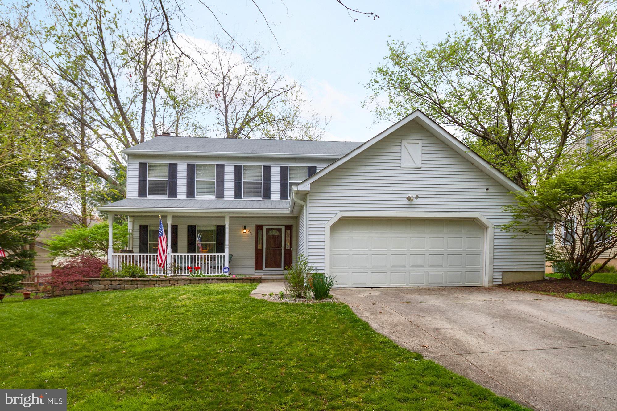 MULTIPLE OFFERS IN HAND - BEST AND FINAL OFFER DEADLINE SUNDAY 4/18 8:00 PM  Stunning colonial in sought after Raintree community on the Broadneck Peninsula.  Perfectly located in the back of the neighborhood on a cul de sac street AND across from the woods.  Sit on your gorgeous front porch and enjoy the peace and serenity. ...or enjoy the backyard with deck, extensive hardscaping and built in fireplace.  The main floor is perfectly designed for entertaining and has the desired open concept between kitchen and family room.  The upstairs is perfectly designed and boasts a rare FIVE bedrooms.  Don't worry though, they are not squeezed in and there is plenty of room for all.  Primary bedroom is a wonderful oasis with a spacious bath with dual vanities and walk-in closet.  The basement is amazing!!  Huge rec room, separate playroom AND another bedroom and bathroom.  In-law suite, midshipman haven, kid haven, man cave, she cave - you name it, the possibilities are endless.  Priced aggressively for quick sale.....don't hesitate!!