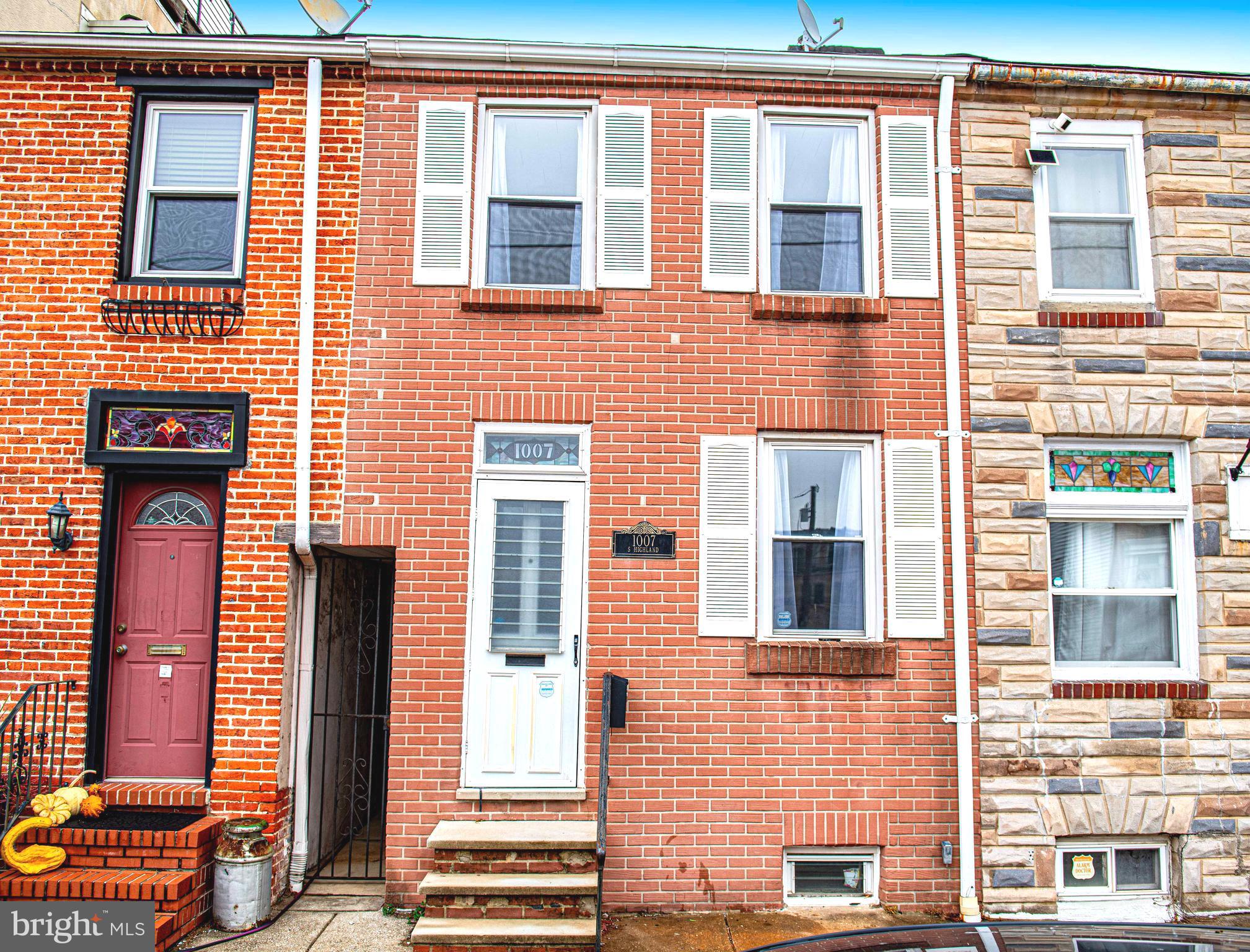 **PRICE IMPROVEMENT & MOTIVATED SELLER**  CHARMING TWO-BEDROOM, TWO-BATH ROWHOME WITH CLOSE PROXIMITY TO HISTORIC CANTON SQUARE, BREWERS HILL, CANTON CROSSING, AND THE WATERFRONT. THIS HOME IS THE PERFECT BLEND OF CITY LIVING WITH A RELAXED, BEACH-INSPIRED VIBE. IT HAS BEEN FRESHLY PAINTED WITH A NEUTRAL COLOR PALETTE AND FEATURES NEWLY INSTALLED CARPET ON BOTH THE LOWER AND UPPER LEVELS. STEP INTO A COZY LIVING SPACE HIGHLIGHTED BY STAINED GLASS ABOVE THE FRONT DOOR, A FAUX BRICK ACCENT WALL, AND PANELED DETAILS THAT ADD TO ITS CLASSIC BALTIMORE CHARM. THE LIVING ROOM FLOWS INTO AN INVITING EAT-IN KITCHEN WITH WHITE CABINETRY, WOOD-TONE LIFEPROOF VINYL FLOORING, AND A FULL-SIZE STACKABLE LAUNDRY UNIT. UPSTAIRS, YOU WILL FIND TWO BEDROOMS AND A RENOVATED BATHROOM COMPLETED APPROXIMATELY TWO YEARS AGO, FEATURING CERAMIC TILE, A SHOWER STALL, AND VINYL FLOORING. THE SECOND BEDROOM WAS PREVIOUSLY USED AS A WALK-IN CLOSET. THE LOWER-LEVEL OFFERS STORAGE AND UTILITY SPACE ALONG WITH A SECOND BATHROOM. THE SPACIOUS 41' X 13' BACKYARD FEATURES A CONCRETE PATIO WITH A GREEN SPACE IDEAL FOR PETS AND THE PERFECT SETTING FOR OUTDOOR MOVIE NIGHTS. LARGE OUTDOOR STORAGE SHED IS PERFECT FOR HOUSING BIKES, TOOLS, AND SEASONAL ITEMS. SHARED SALLYPORT ACCESS PROVIDES ADDED CONVENIENCE. UPDATES INCLUDE A SHINGLE ROOF 11/2021, WATER HEATER 1/2017, AND HVAC 9/2015. LOCATION IS CLOSE TO MAJOR COMMUTER ROUTES INCLUDING I-95, I-895 AND I-83, JOHNS HOPKINS HOSPITAL, UNIVERSITY OF MARYLAND MEDICAL CENTER, FELLS POINT, DOWNTOWN BALTIMORE, PARKS INCLUDING PATTERSON PARK, DOG PARKS, SHOPPING, RESTAURANTS, THEATERS, AND MORE.