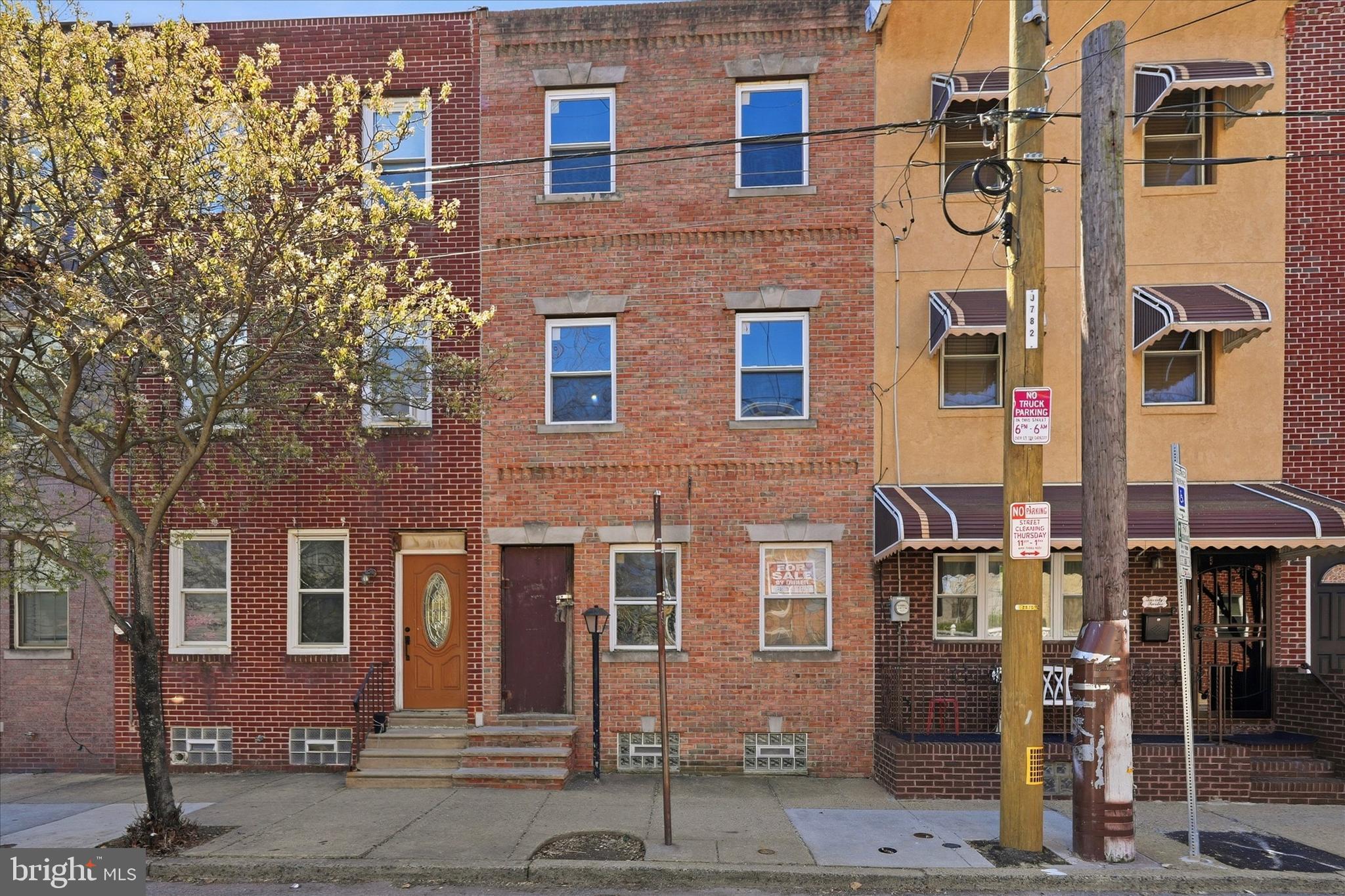 DEVELOPER OPPORTUNITY | Point Breeze — Ellsworth to Annin Through-Lot
A rare through-block parcel on the northern edge of Point Breeze — one block south of Washington Avenue — where the development momentum is undeniable.
This 16' × 65' lot runs from Ellsworth Street clear through to Annin Street, giving you something most city parcels can't: dual street frontage with rear vehicular access. That Annin Street exposure unlocks the possibilty of  off-street PARKING in the rear — the single most requested feature buyers and renters in this market are willing to pay a premium for.
The existing structure sits at 1,832 SF per public records. The play is yours: gut-renovate and reposition, build up, extend to the rear, or take it down and go ground-up. The zoning and lot depth give you options that tighter parcels in this corridor simply don't offer.
 Look around. Cranes and scaffolding line the surrounding streets. The northern edge of Point Breeze is in mid-transformation.!Walking distance to Center City, steps from Dock Street Brewery, surrounded by the retail and dining density — Chick's, Planet Fitness, and the growing Washington Avenue commercial corridor — an strong uptrending demand area.
The window on acquisition-priced parcels with this much flexibility in a neighborhood moving this fast is narrowing. This is a build-to-sell or build-to-hold opportunity with strong comps and clear demand. Make this your next project!