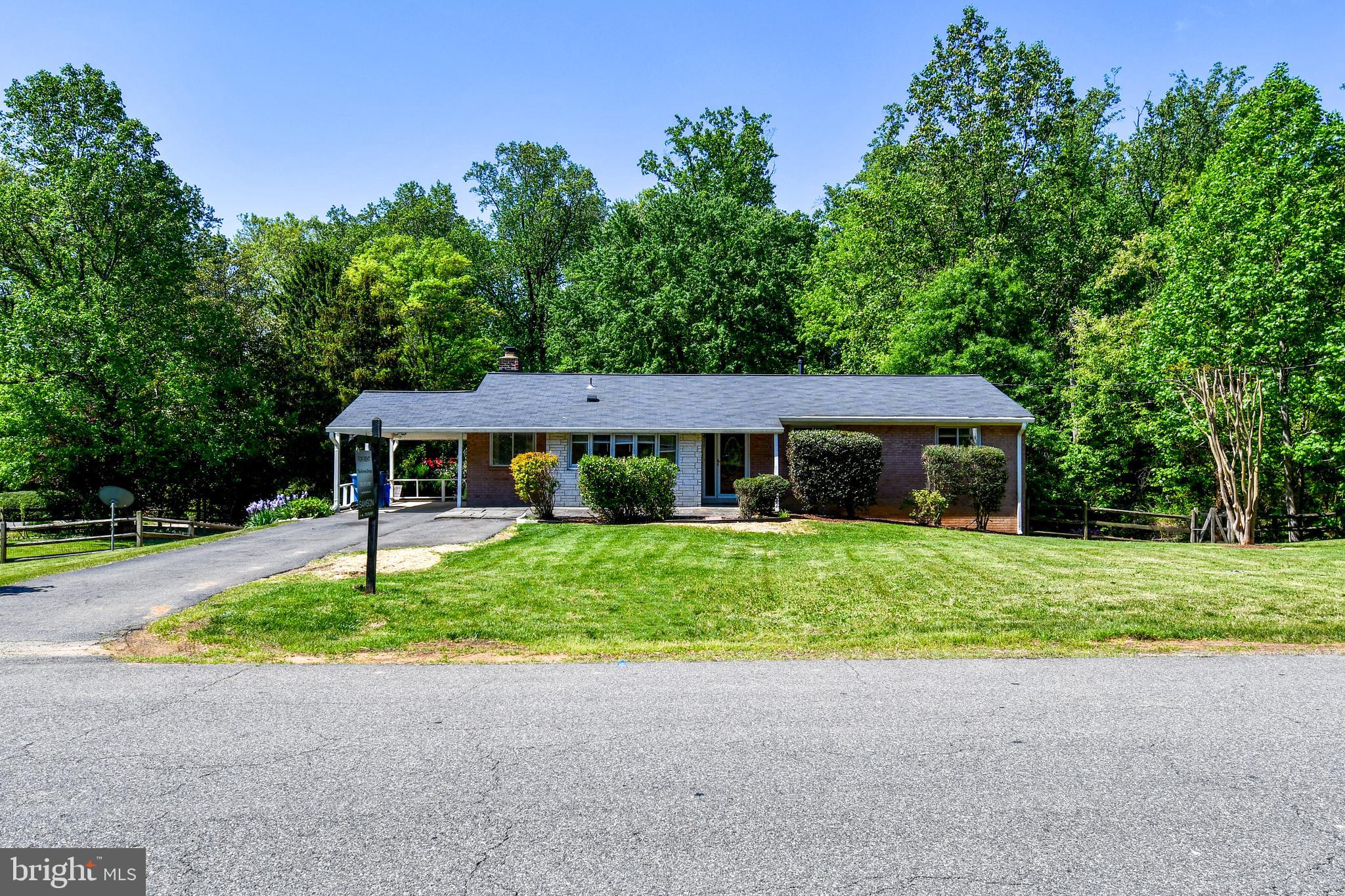 Beautifully treed & landscaped 1/2 acre lot with lawn maintenance included in the rent!  Walk to Thomas Jefferson HS!  4bed 3ba, with a large living room with wood-burning fireplace.  Hardwood flooring throughout main level. Dining room and eat-in kitchen w/bay window.  Huge walk-out lower level rec room with another wood-burning fireplace, 4th bedroom and full bath! Fresh paint and new carpeting installed. 
Quick access to I-495 (the Capital Beltway), I-395, and Little River Turnpike makes commuting super manageable. Metrobus and nearby VRE stations give you options beyond driving.