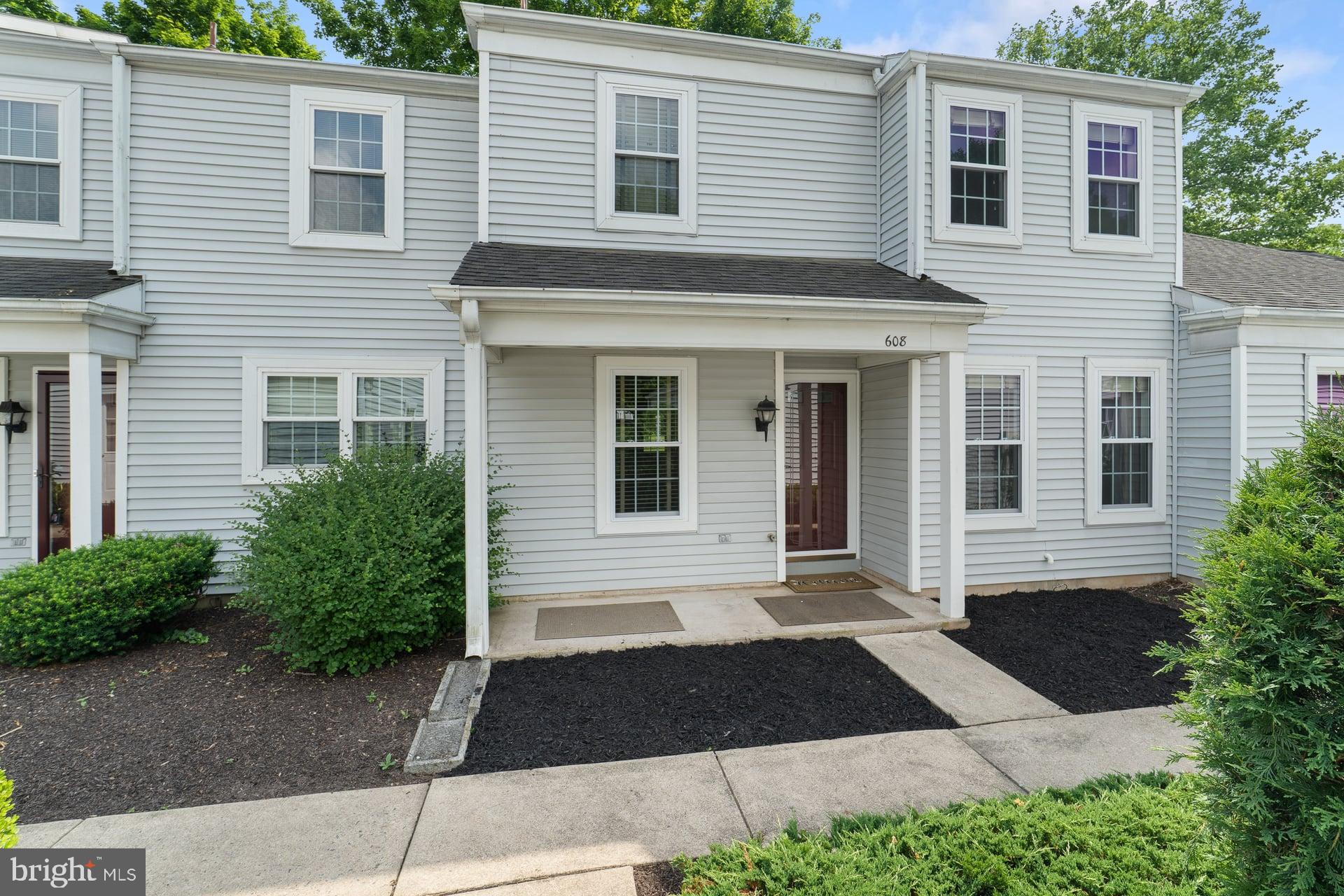 What a find!  This  "Hampton" model townhome in desirable Rockledge community (North Londonderry township/Palmyra schools).  This 3 bedroom, 2 1/2 bath home has been lovingly cared for.  Kitchen has newer stainless steel appliances and ceramic tile flooring  Large open floorpan for dining/living areas including a wood burning fireplace.  Office/3rd bedroom and half bath finish off the main level.  Upstairs offers two large bedrooms, each with their own private renovated full bathrooms with walk-in tile showers and upstairs laundry room.  Luxury vinyl plank flooring throughout most of main level and second floor! One of the best locations in the neighborhood.   Conveniently located just  off the community entranceway, but with incredible backyard views into the common area and creek.  The HOA is reasonable at $189/month  and comprehensive - taking care of lawn, snow, and exterior building maintenance.  This one surely wont last long!