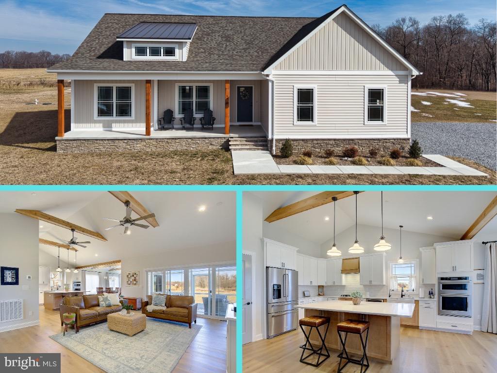 No need to wait for new construction when this beauty is ready to WOW you! From the moment you step inside your attention will be drawn to all the little details that make this property a show stopper... Wood beams on the soaring ceilings, huge center kitchen island with storage on both sides, gorgeous engineered flooring, screened porch built on a cement foundation not decking, shadow box detail and so much more. You'll appreciate the generous primary suite on one side and two additional bedrooms with full bath on the other side of the first floor. Multiple living spaces, cozy propane fireplace, laundry room off attached garage that will actually make you want to do the laundry! Upstairs is a nicely sized bonus room complete with a mini split perfect as a home office, family room or guest room. Sellers made a number of after construction upgrades. To put it simply, you will love everything about this home! Completely turnkey.