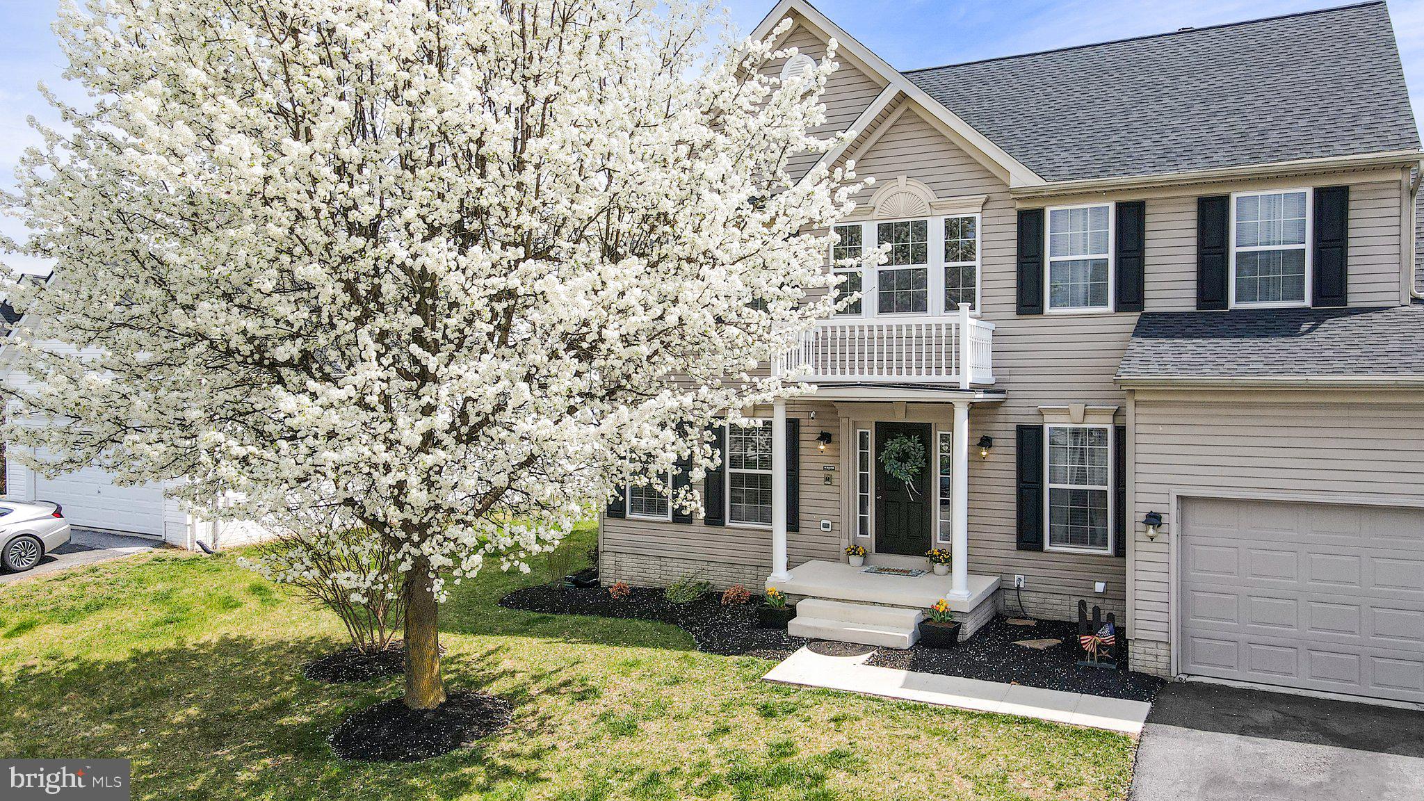 Discover this exquisite colonial residence nestled within the charming Stonebridge Golf Course Community, where a wealth of amenities awaits you. Enjoy access to a sparkling community pool, basketball and tennis courts and community playground with walking trail. Conveniently located across from the community is the delightful Sycamore Restaurant, perfect for leisurely dining.  Many upgrades including a New Roof, Brand New Kitchen, Upgraded Appliances and Brand New Water Softener!

This stunning home boasts four spacious bedrooms and three and a half baths . Step into the inviting living room or enjoy meals in the separate dining room. A sun-drenched sunroom extends from the large kitchen, which features a magnificent island and stainless steel appliances, perfect for culinary enthusiasts. The cozy family room , complete with gas fireplace, offers an idea space for relaxation.

Retreat to the master bedroom, a true sanctuary, featuring  soaring cathedral ceilings, a generous walk-in closet, and a relaxing en suite equipped with a double sink, soaking tub, and a separate shower. The expansive full basement provides ample space for family gatherings, complete with a full bathroom and a laundry room. The basement has a walkout entrance that leads to the picturesque yard that backs to woods.
The flat backyard promises endless opportunities for family enjoyment and outdoor activities.  This exceptional home is conveniently situated near Route 9, Interstate 81 and the Amtrack train station., making it an ideal choice for commuters and travelers alike. Don't miss the chance to see this remarkable property- schedule your visit today before it slips away!