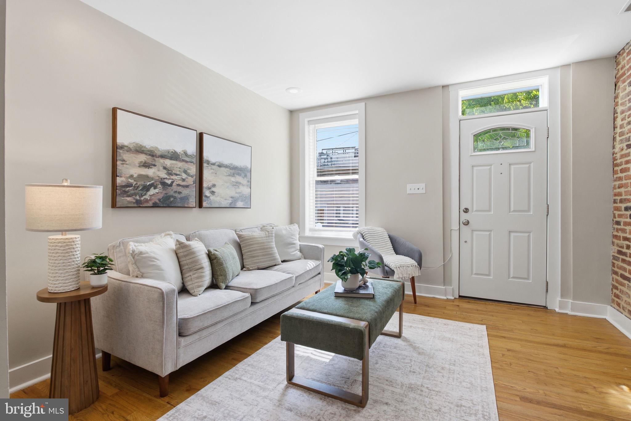 METICULOUSLY MAINTAINED 13+ FT WIDE END OF GROUP LOCATED IN THE HEART OF CANTON  NOW AVAILABLE ON QUIET AND SOUGHT AFTER BLOCK. GLISTENING HARDWOODS CASCADE THROUGHOUT. OPEN FLOOR PLAN WITH GIGANTIC GALLEY KITCHEN AND SS APPLIANCES. LOADS OF NATURAL LIGHT. EXPOSED BRICK. HIGH CEILINGS. SPACIOUS 3 BEDROOMS WITH 2.5 BATHROOMS WHICH INCLUDES A RARE MAIN LEVEL POWDER ROOM. BONUS SPACE LOCATED ON SECOND LEVEL - GREAT FOR HOME OFFICE OR READING NOOK. FINISHED LOWER LEVEL WITH TONS OF STORAGE. PRIVATE REAR PATIO - GREAT FOR ENTERTAINING. CLOSE PROXIMITY TO RETAIL SHOPPING, LOCAL DINING, PATTERSON PARK, AND ALL MAJOR HIGHWAYS. SCHEDULE A PRIVATE TOUR TODAY.